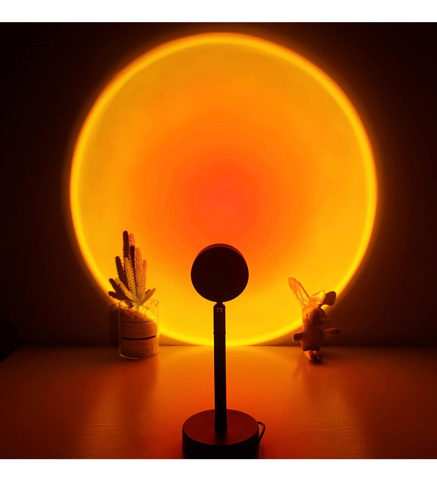 Corated Sunset Lamp - Aesthetic Selfie Lighting | Perfect for Bedroom & Living Room Decor - Buy Online on GoSupps.com