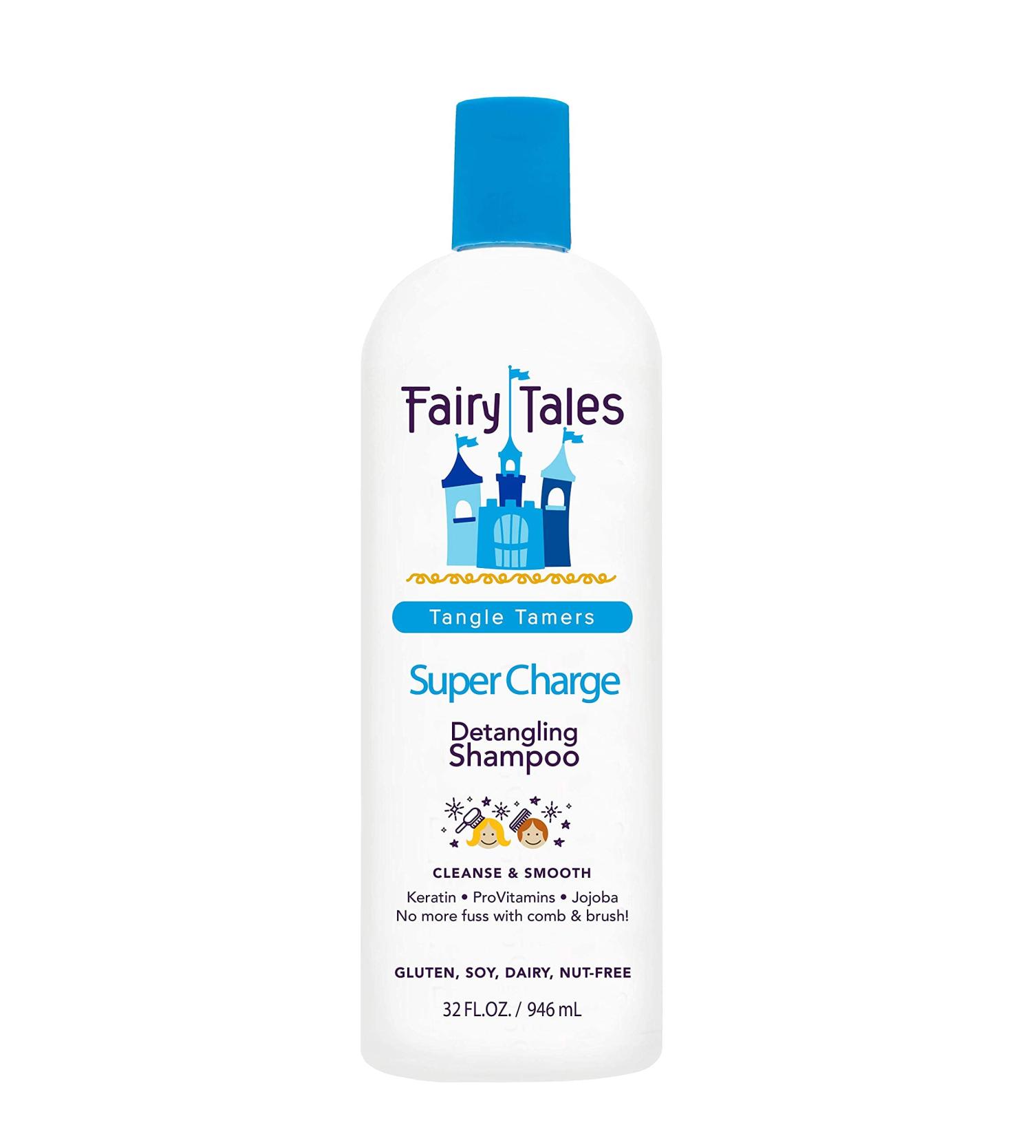 Fairy Tales Tangle Tamer Super Charge Kids Shampoo - 32 oz | Paraben, Sulfate, Gluten & Nut Free - Buy Online on GoSupps.com