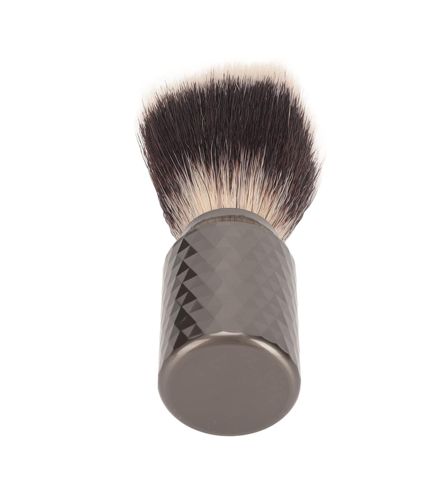 Foaming Shaving Brush | Ergonomic Compact Synthetic Brush for Men s Beard Grooming | Perfect Salon Tool - Buy Online on GoSupps.com
