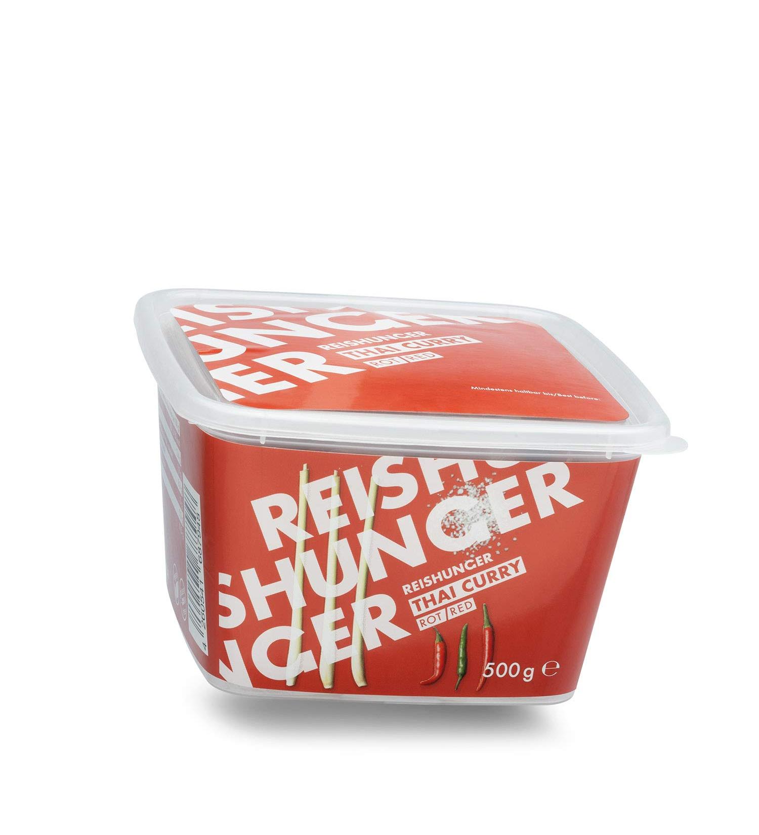 REISHUNGER Red Thai Curry Paste 500g - Authentic Vegan Gluten-Free & Additive-Free Thai Recipe for International Shipping - Buy Online on GoSupps.com