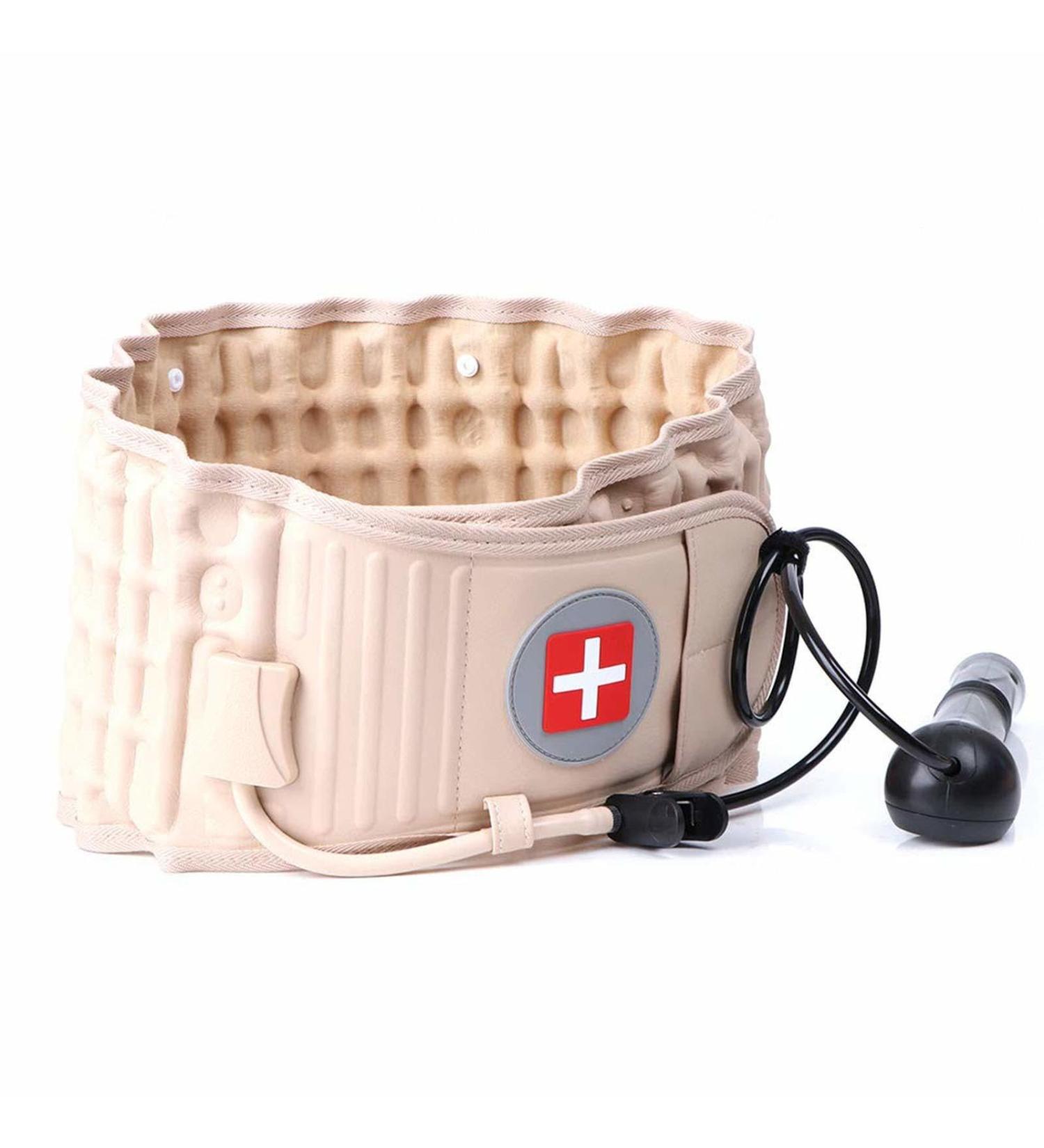 Inflatable Lumbar Traction Belt | Posture Correction Support for 29-49 Inch Waists | Best for Muscle Relief - Buy Online on GoSupps.com