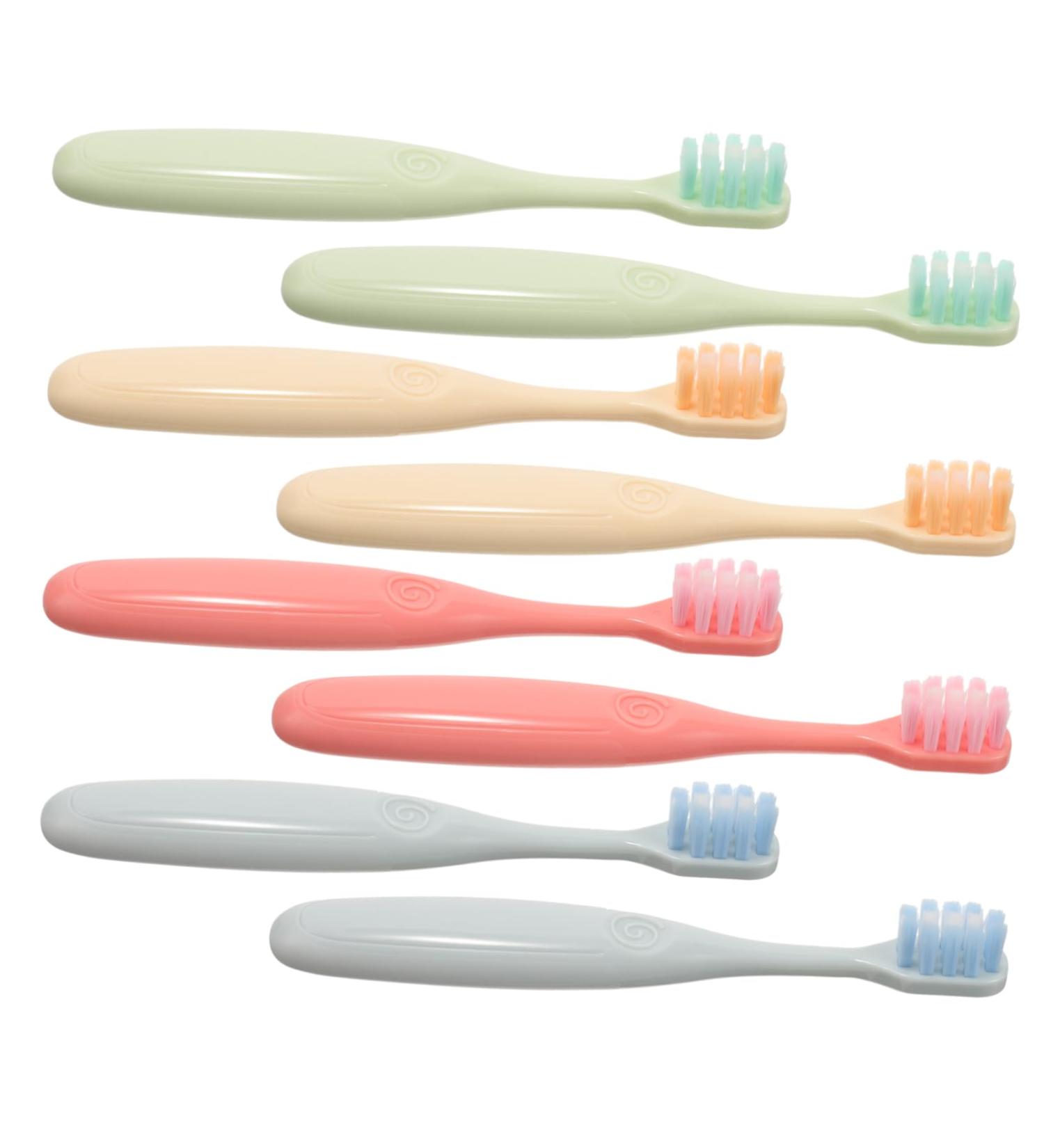 Gleavi 8-Piece Soft Bristle Toothbrush Set for Kids - Pedagogical Oral Care Tools for Safe Teeth Cleaning - Buy Online on GoSupps.com