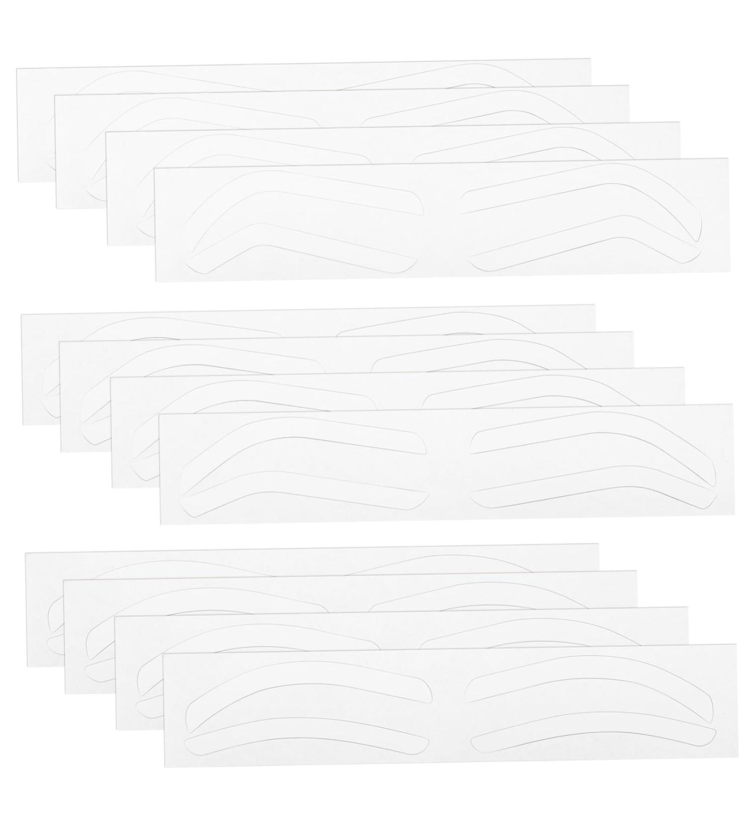 MERRYHAPY MERRYHAPY 12 Sheets Tattoo Auxiliary Artifact Kit Eyebrow Stencil Kit Eyebrow Stencil Kit Eyebrow Stencil Kit Tape Shaping Eyebrow Paper White - Buy Online on GoSupps.com