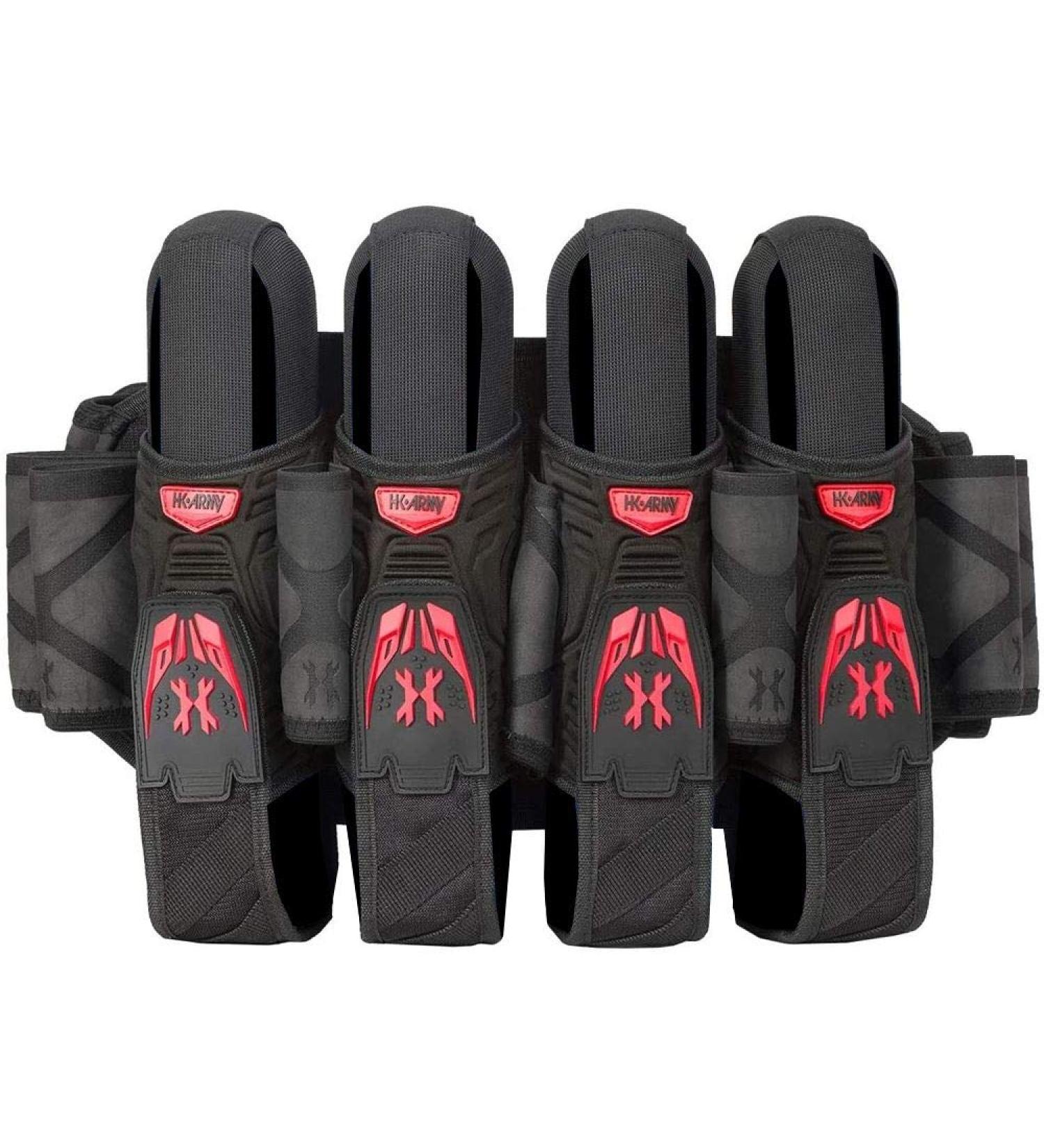 HK Army Magtek 4+3 Paintball Harness Pod Pack - Black/Red | Lightweight and Durable - Buy Online on GoSupps.com