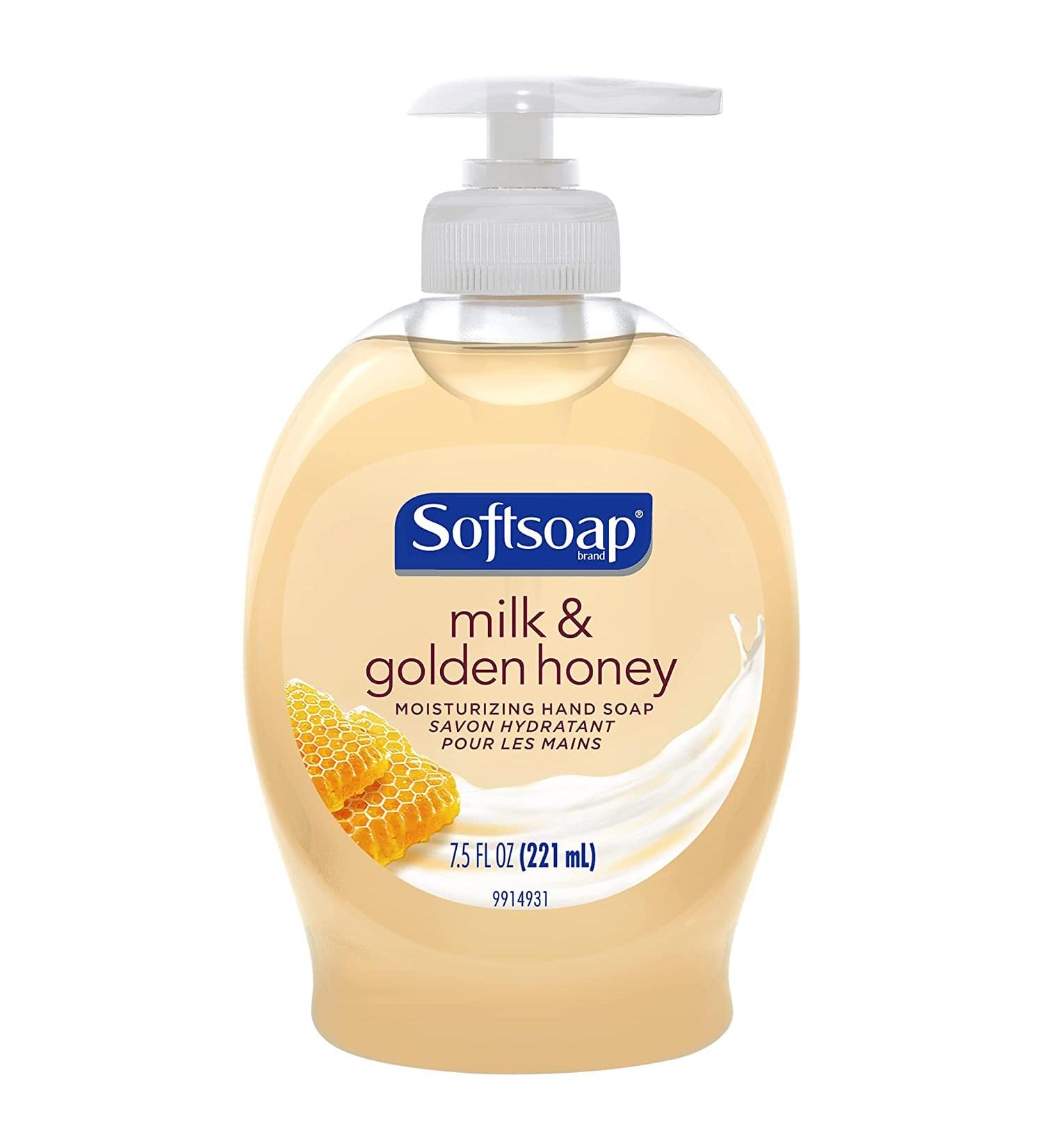 Softsoap Moisturizing Liquid Hand Soap with Milk Protein and Honey 7.5 oz - Pack of 6 - Buy Online on GoSupps.com