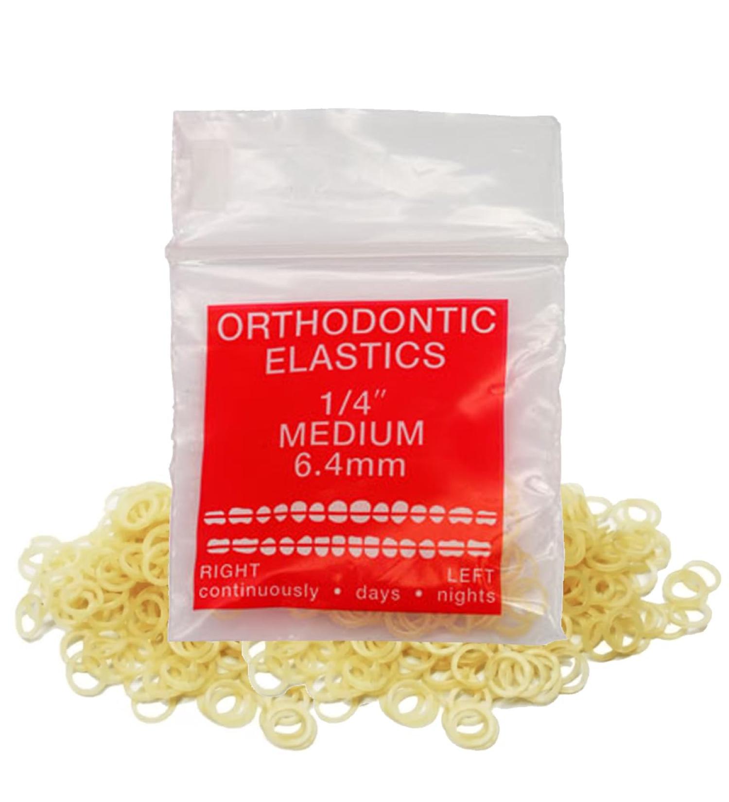 Buy Orthodontic Intraoral Elastics - 1000pcs Medium Surgical Latex - Made in USA | Fast International Shipping - Orthodentalusa Corp - Buy Online on GoSupps.com
