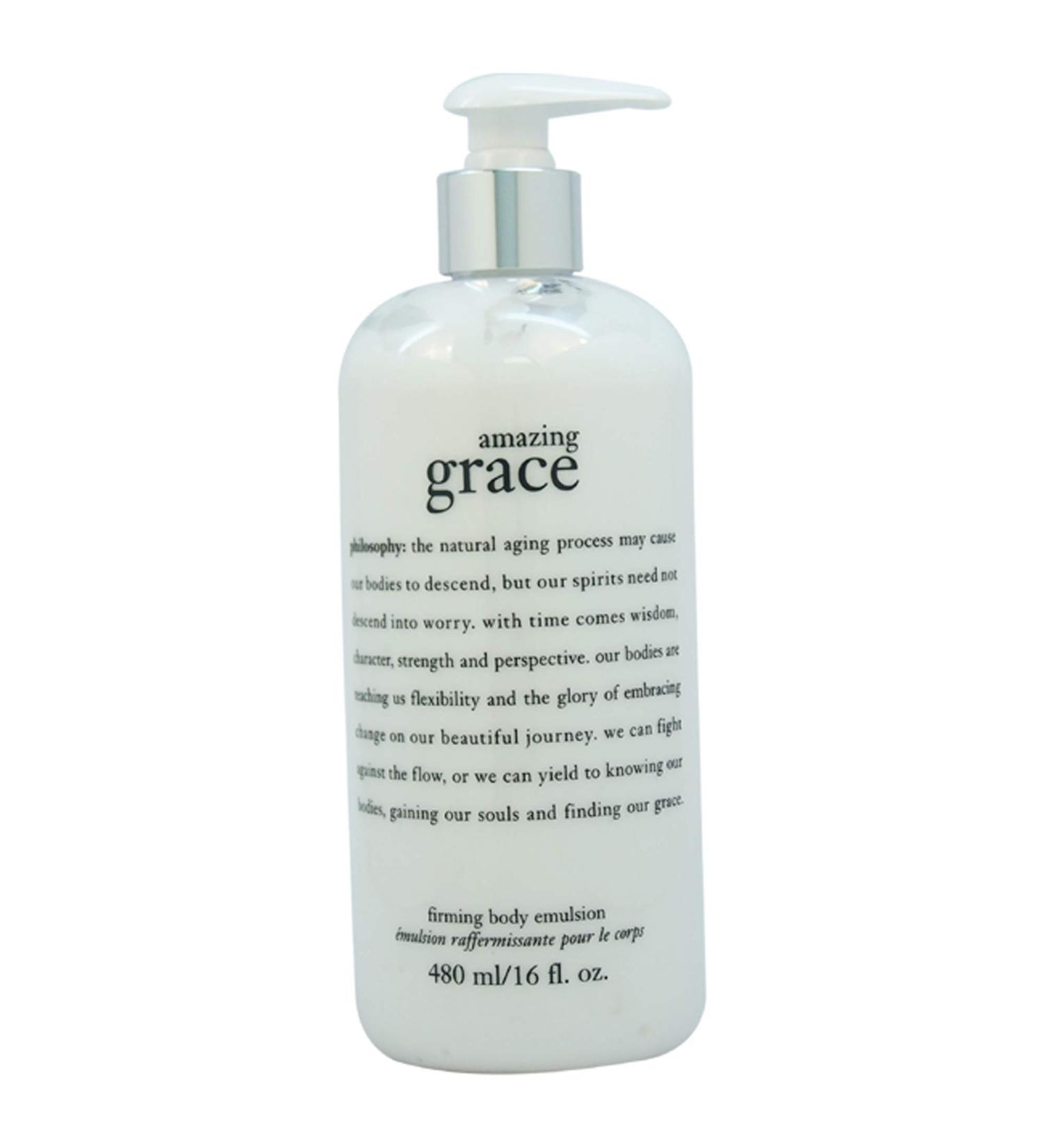 philosophy Amazing Grace Firming Body Emulsion 16 Fl Oz - Hydrating Body Lotion - Buy Online on GoSupps.com