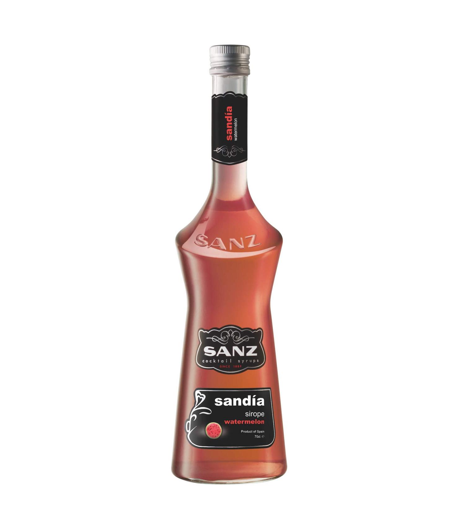  SANZ Sirup Sanz Watermelon Syrup Cocktail Syrup with 16% Watermelon Width No Dye 0.7 Litre - Buy Online on GoSupps.com