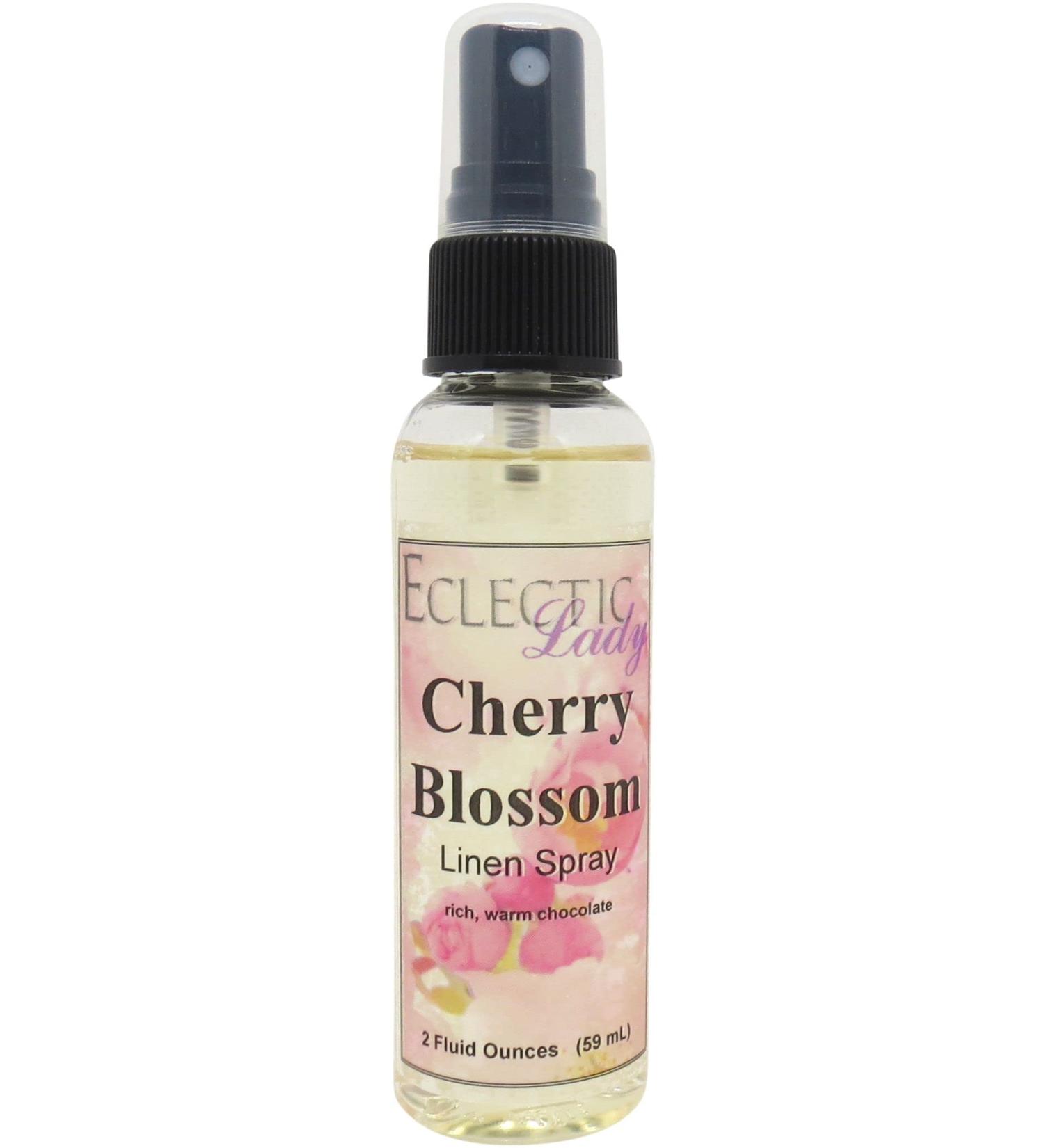 Cherry Blossom Linen Spray 16 ounces - Eclectic Lady Sheet and Linen Spray - No Artificial Colors Parabens or Preservatives - Long-Lasting Scent for Bed Fabric & Pillow 16 Fluid Ounces - Buy Online on GoSupps.com