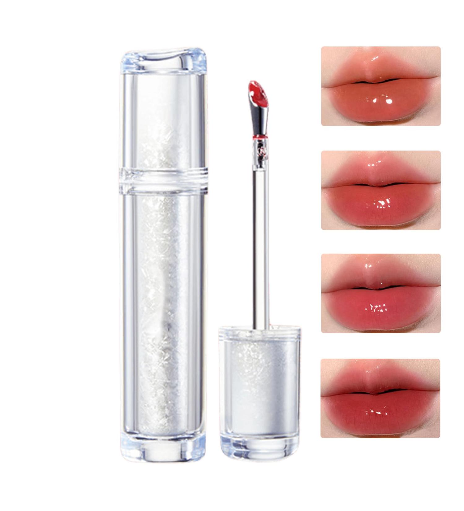 Teinture l vres antiadh sive | Vernis l vres haute pigmentation et effet miroir | Fournitures de soins des l vres pour les r unions le shopping la maison les voyages le travail froide aux cerises