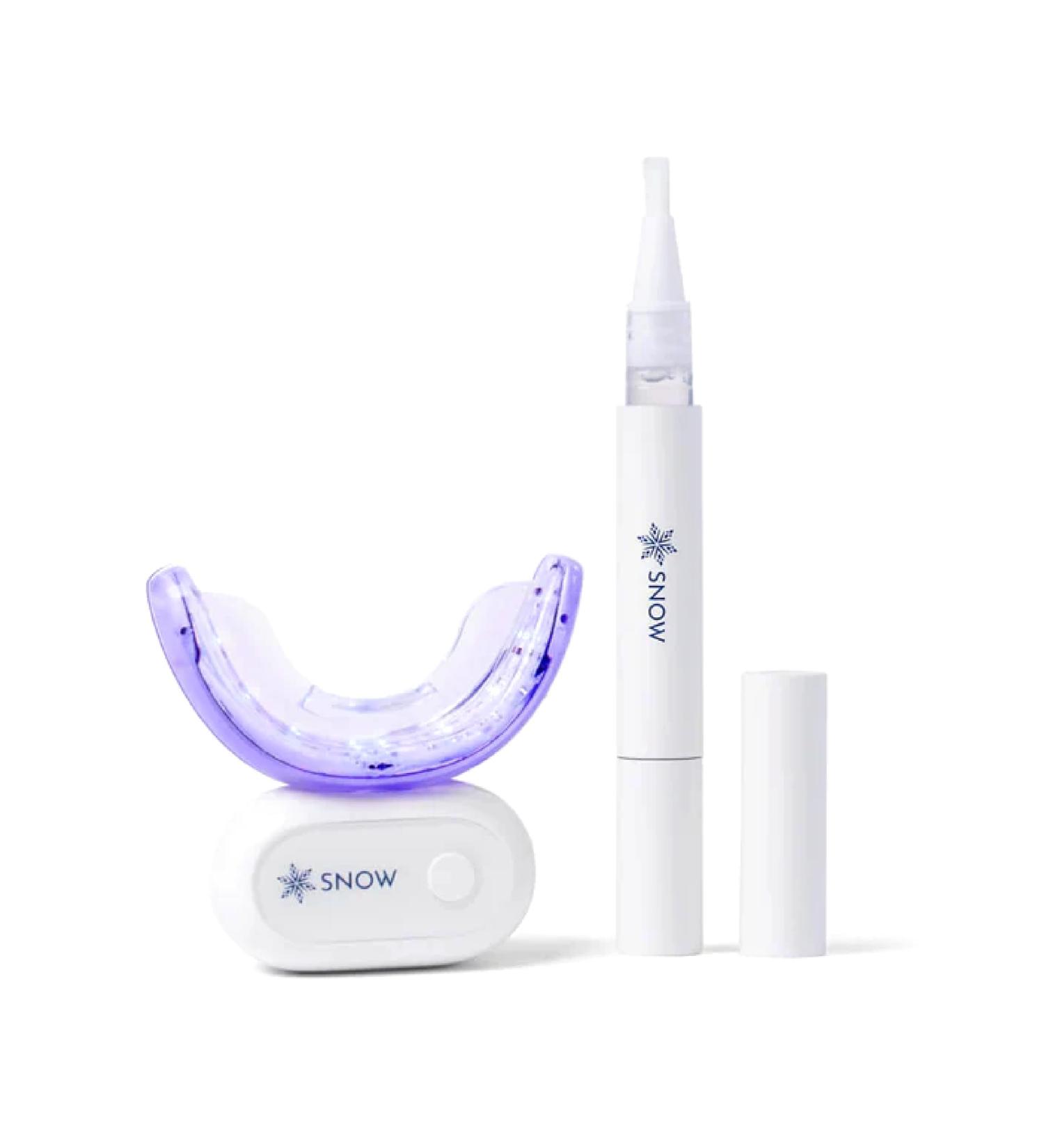 Snow Diamond Wireless LED Teeth Whitening Kit | Enamel Safe Dental Care & Hygiene | Achieve a Bright Smile with Portable Whitening | 2 Month Supply - Buy Online on GoSupps.com