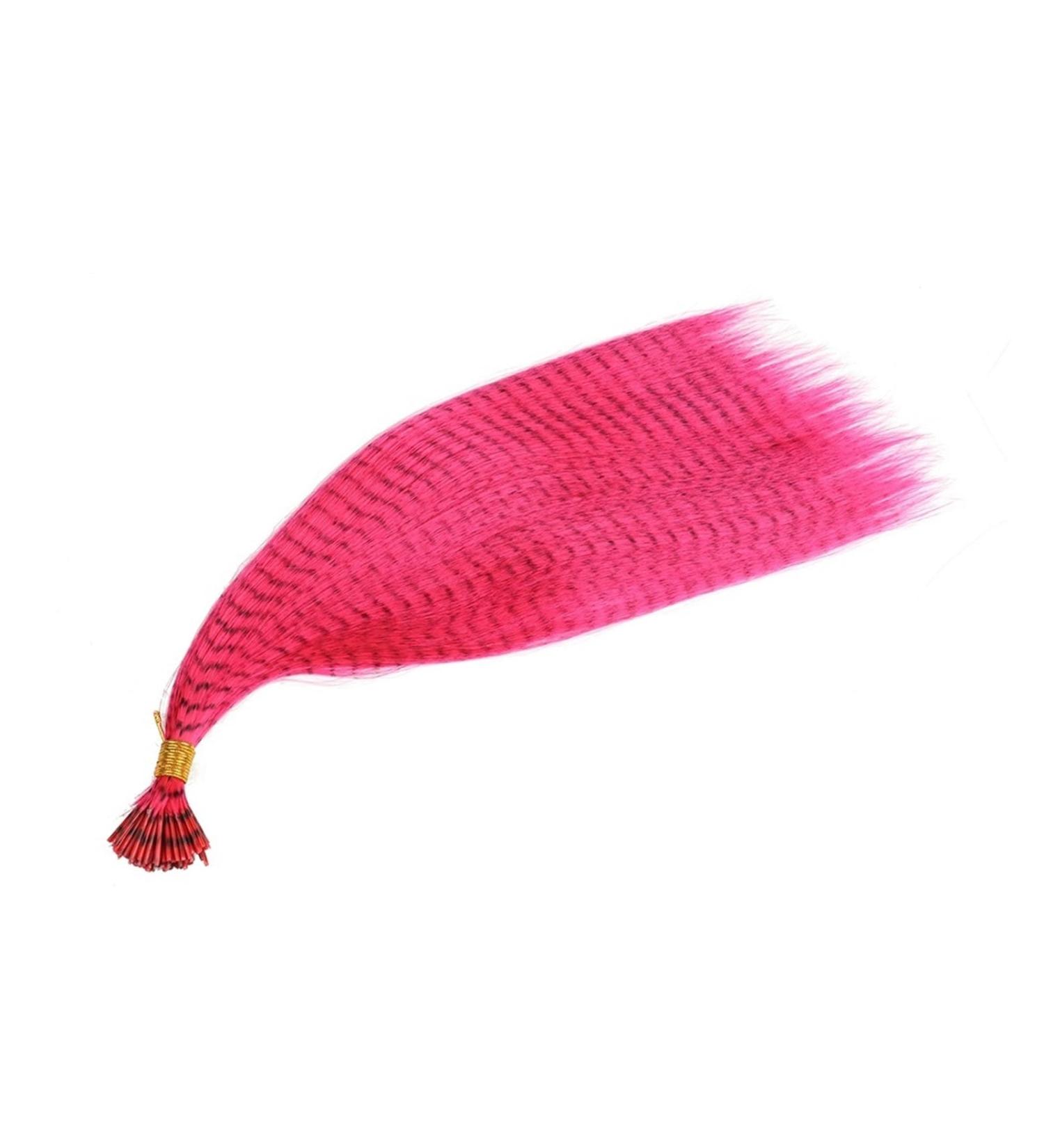 Rainbow Spring Hair Colored Strands - 16 Synthetic Feather Extensions for Vibrant Hair Makeovers - Buy Online on GoSupps.com