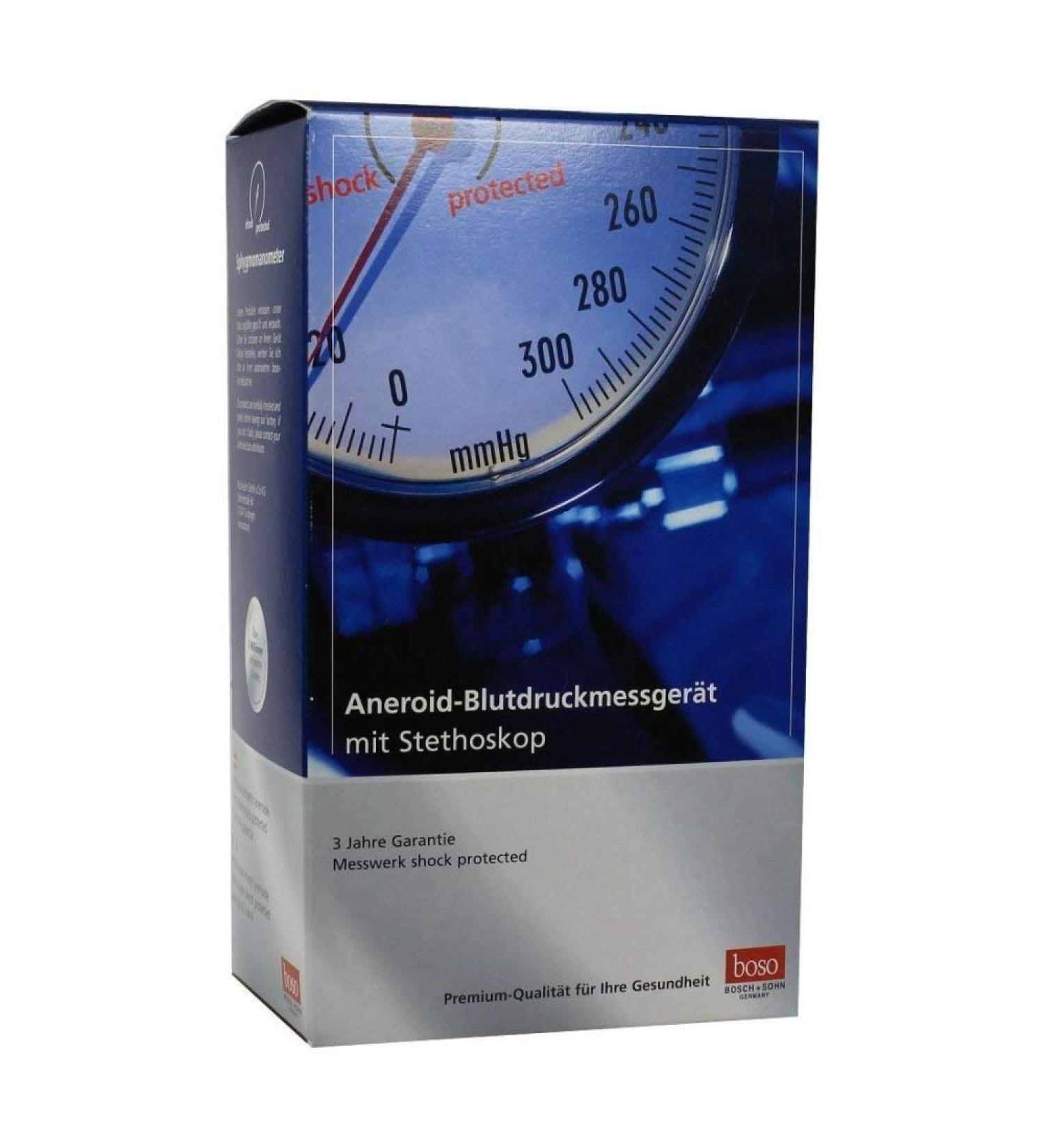 BOSO classic private blood pressure monitor aneroid with stethoscope 1 piece
