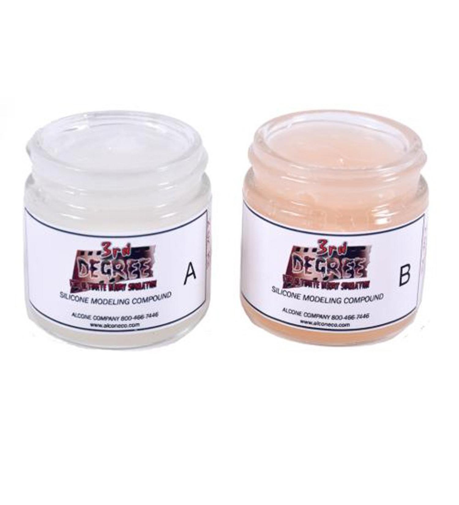 3rd Degree Silicone Molding Compound Wound Scar Prosthetic SFX Simulation Light 2oz