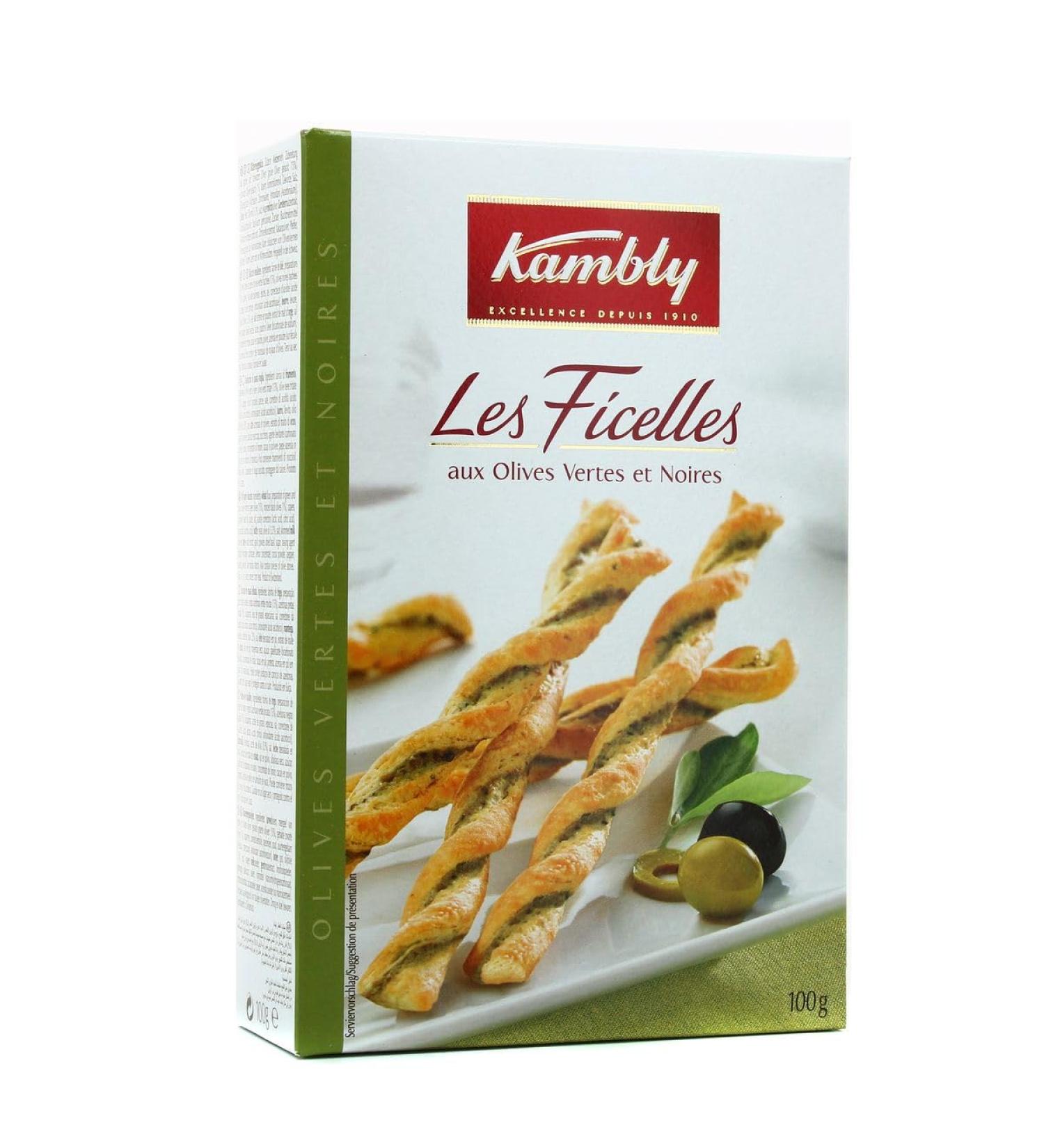  G n rique KAMBLY - Kambly Green and Black Olive Strings 100g - 100g - Pack of 4 - Sold as a Pack - Buy Online on GoSupps.com