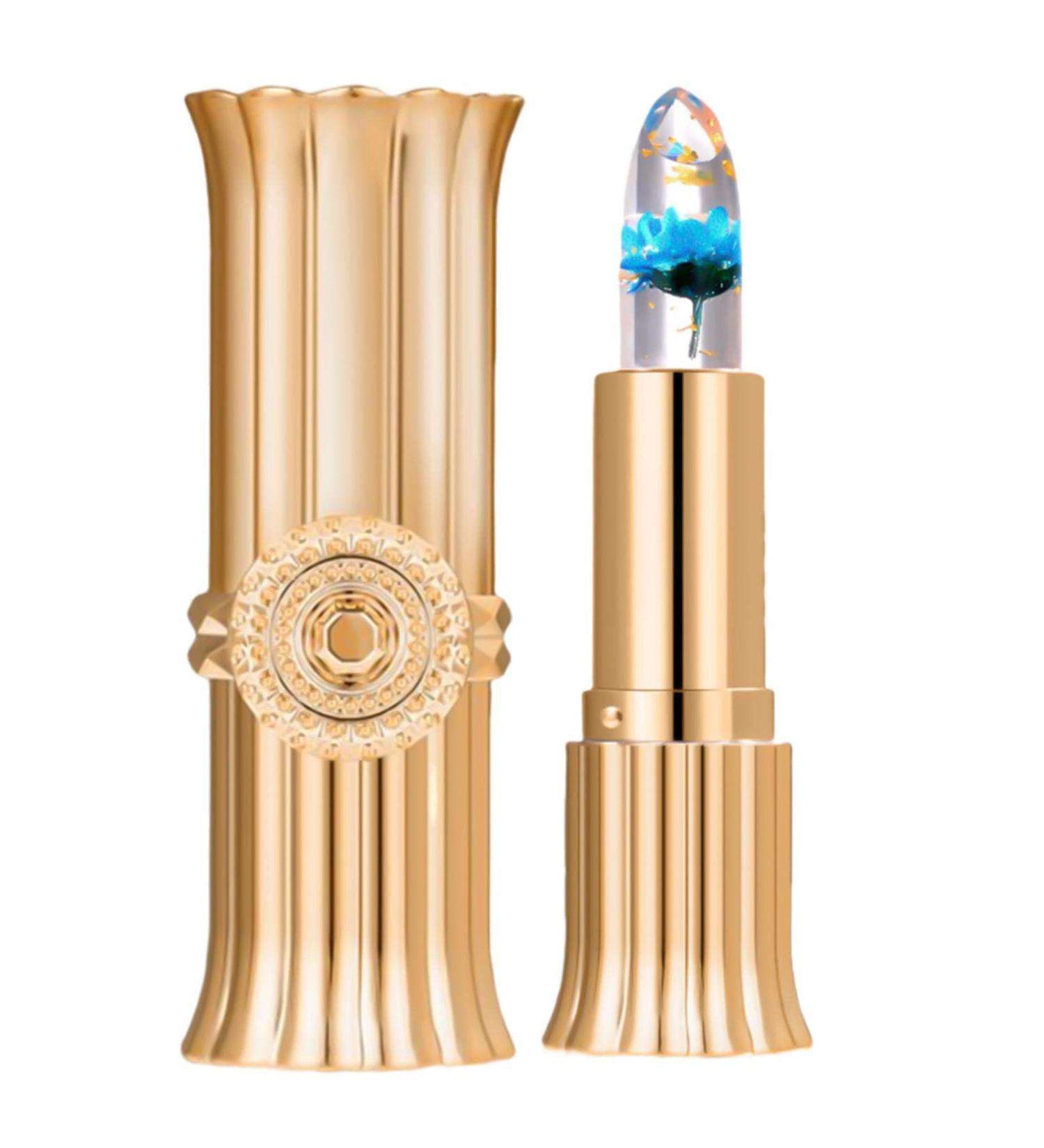 Color-Changing Lip Balm | Nourishing Temperature-Activated Jelly Lipstick with 24K Gold Foil | Perfect for Appointments & Parties - Buy Online on GoSupps.com