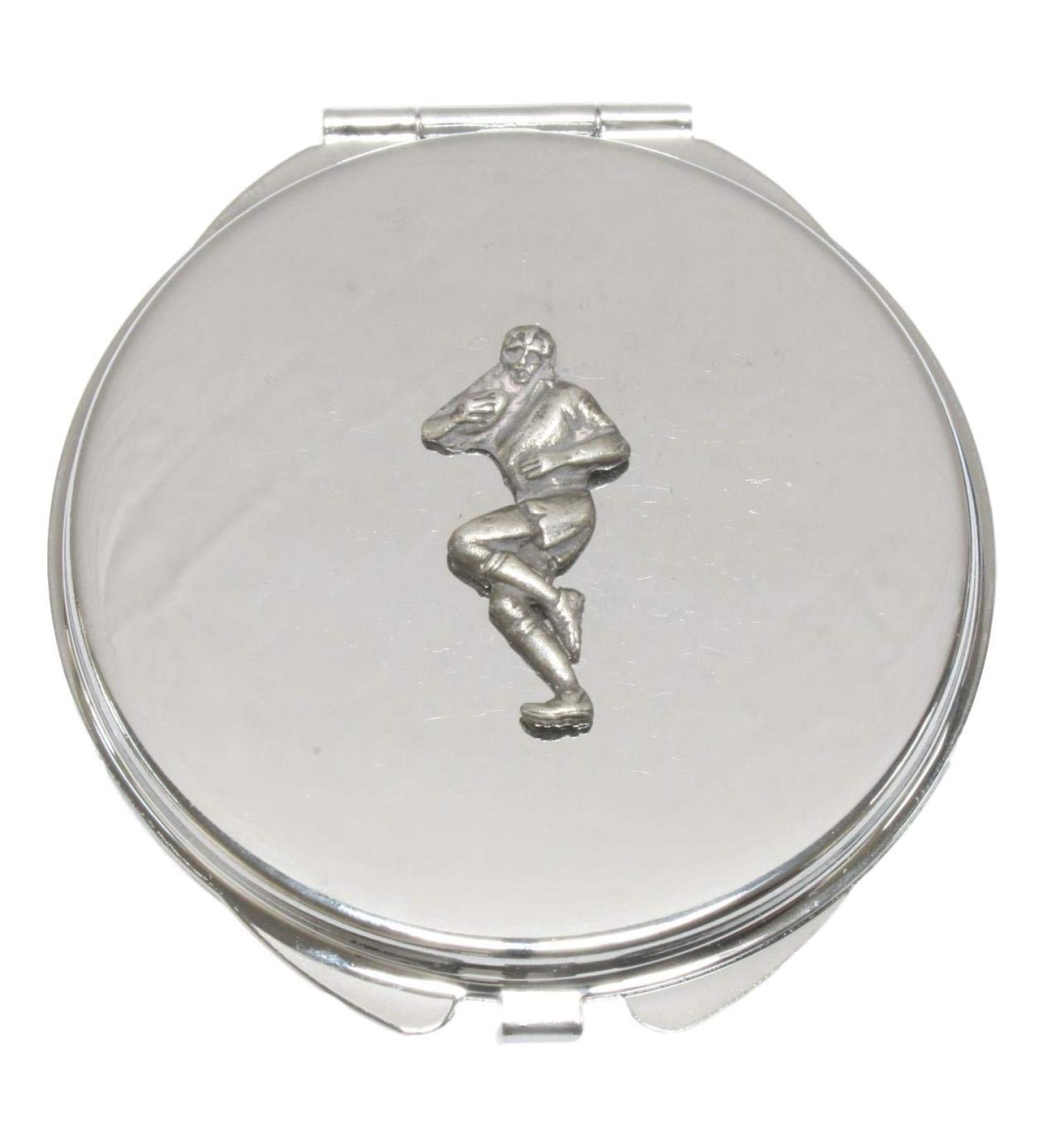 Rugby Player Compact Mirror Handbag Gift With Free Engraving 306 - Buy Online on GoSupps.com