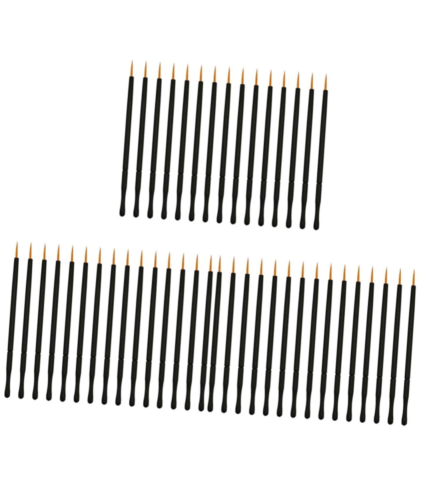 Baluue 150 Pcs Wand Applicator Eyeliner Liquid Gel Liner Eyeliner Gel Eyeliner White Liquid Eyeliner Orange - Buy Online on GoSupps.com