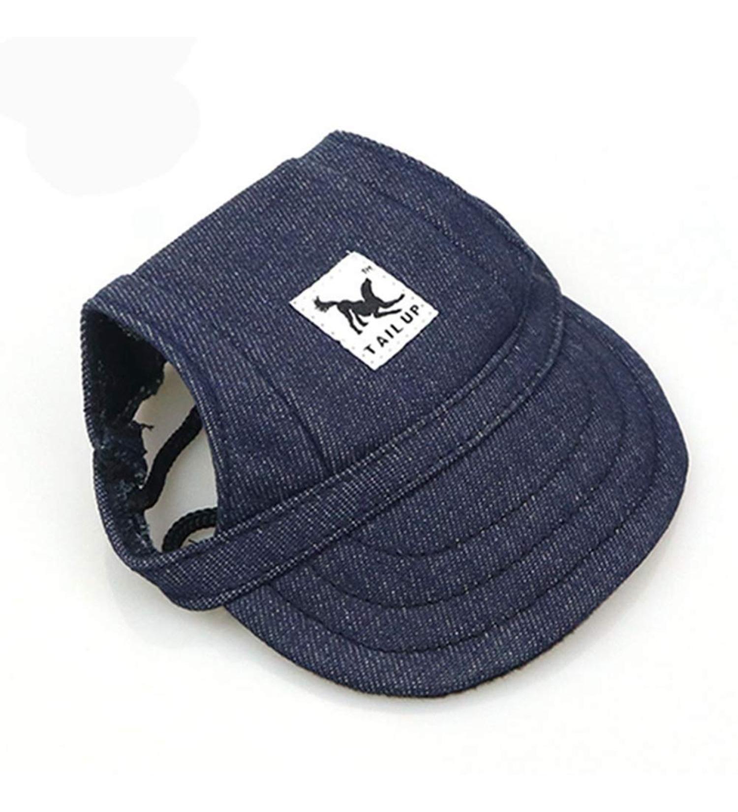 EGURS Dog & Cat Baseball Hats - Peace Sunbonnet - Sizes Small Medium Large - Denim Blue - Buy Online on GoSupps.com