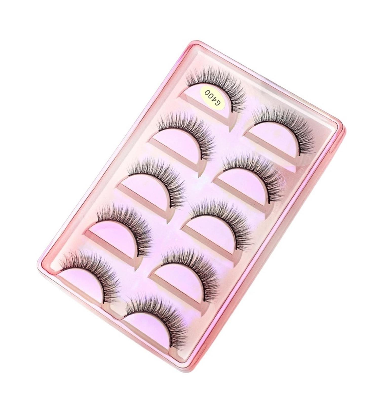 UAMOU Mink Lashes Bulk 5 Pair Natural Long Faux Cils Cilios Mink 3D False EyeLashes Makeup Fluffy Eye Lashes maquillaje Cheerfully (Color : G400 Size : 20 BOXES (100 pairs)) - Buy Online on GoSupps.com