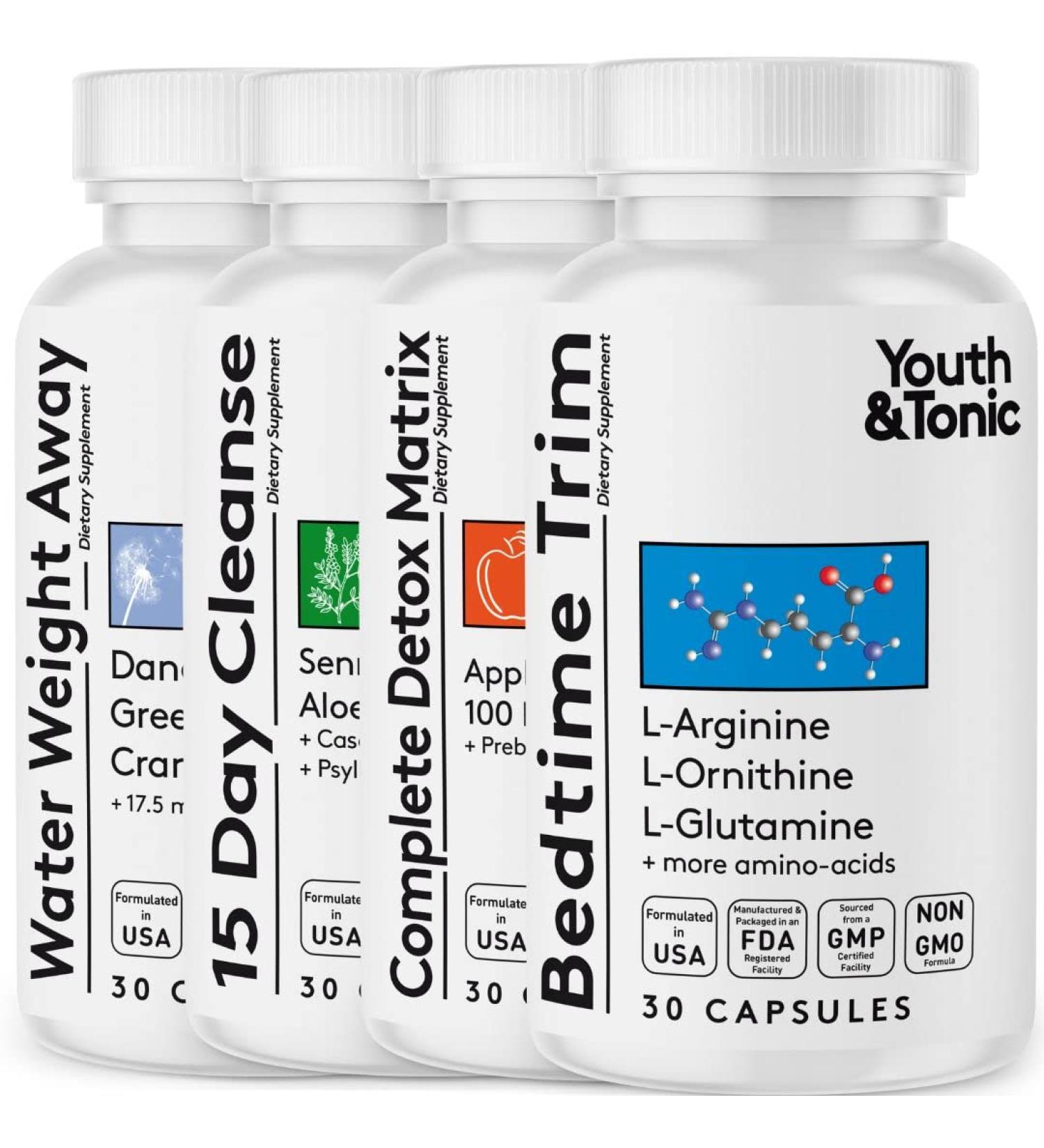 Bedtime Trim Detox Cleanse - Youth & Tonic Weight Management - 120 Pills - Buy Online on GoSupps.com