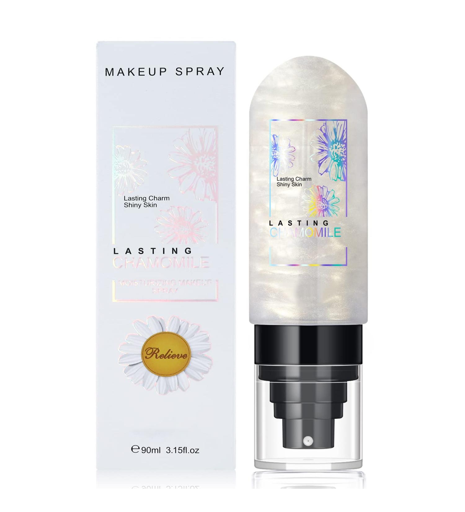 Shop Dewy Makeup Setting Spray - Hydrating Shimmer Glow Finish | Long Lasting & Lightweight | 3.15 Fl Oz - Buy Online on GoSupps.com
