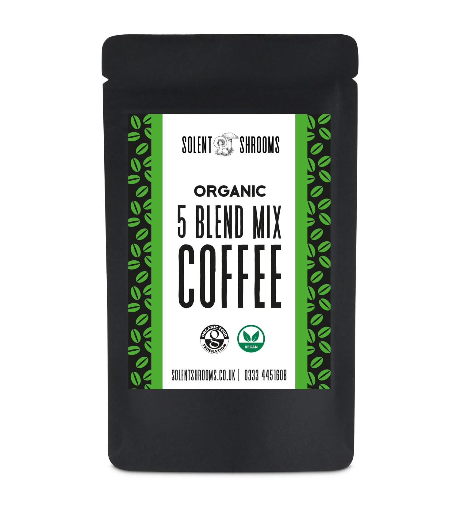 Organic Medicinal Mushroom Mix Coffee | 250G - Buy Online on GoSupps.com