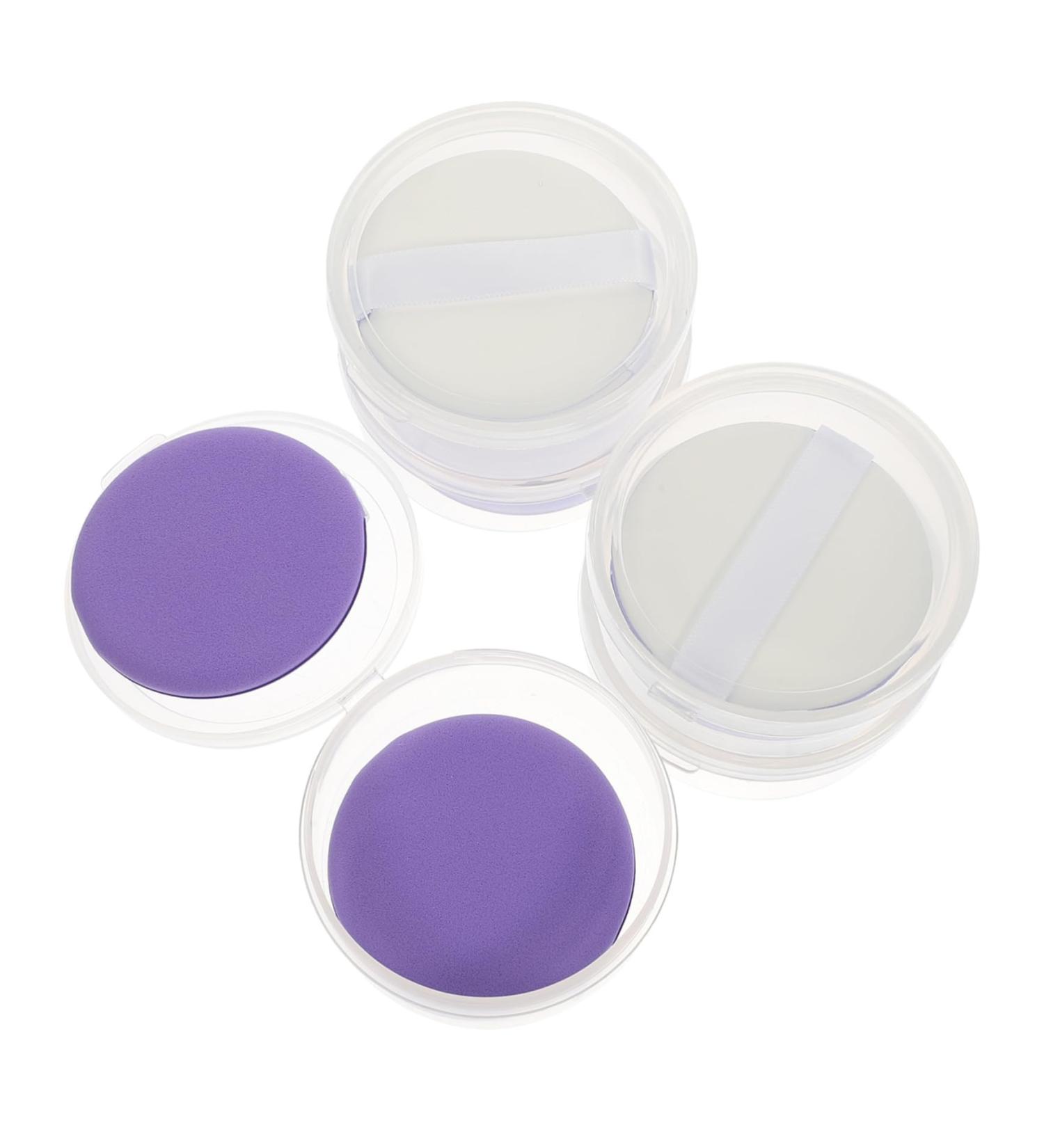 POPETPOP 5 Sets puff cosmetic makeup foundation puffs beauty puffs loose puffs makeup foundation sponges puffs for mineral Miss purple Hydrophilic non-latex loose powder puff - Buy Online on GoSupps.com