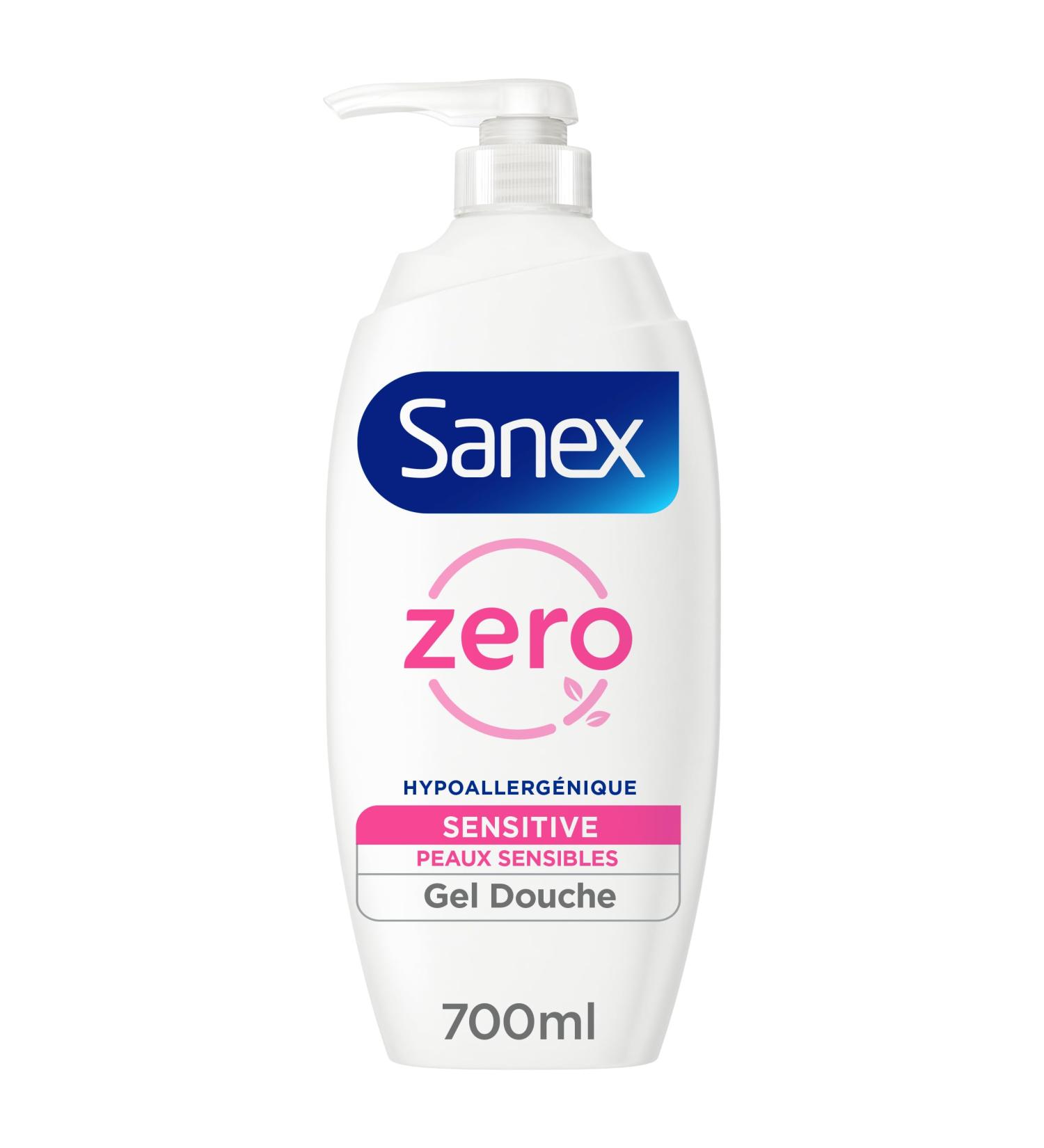  Sanex Sanex - Z ro Sensitive Pump Shower Gel Pump - Sensitive skin - soap free - 700ml - Buy Online on GoSupps.com
