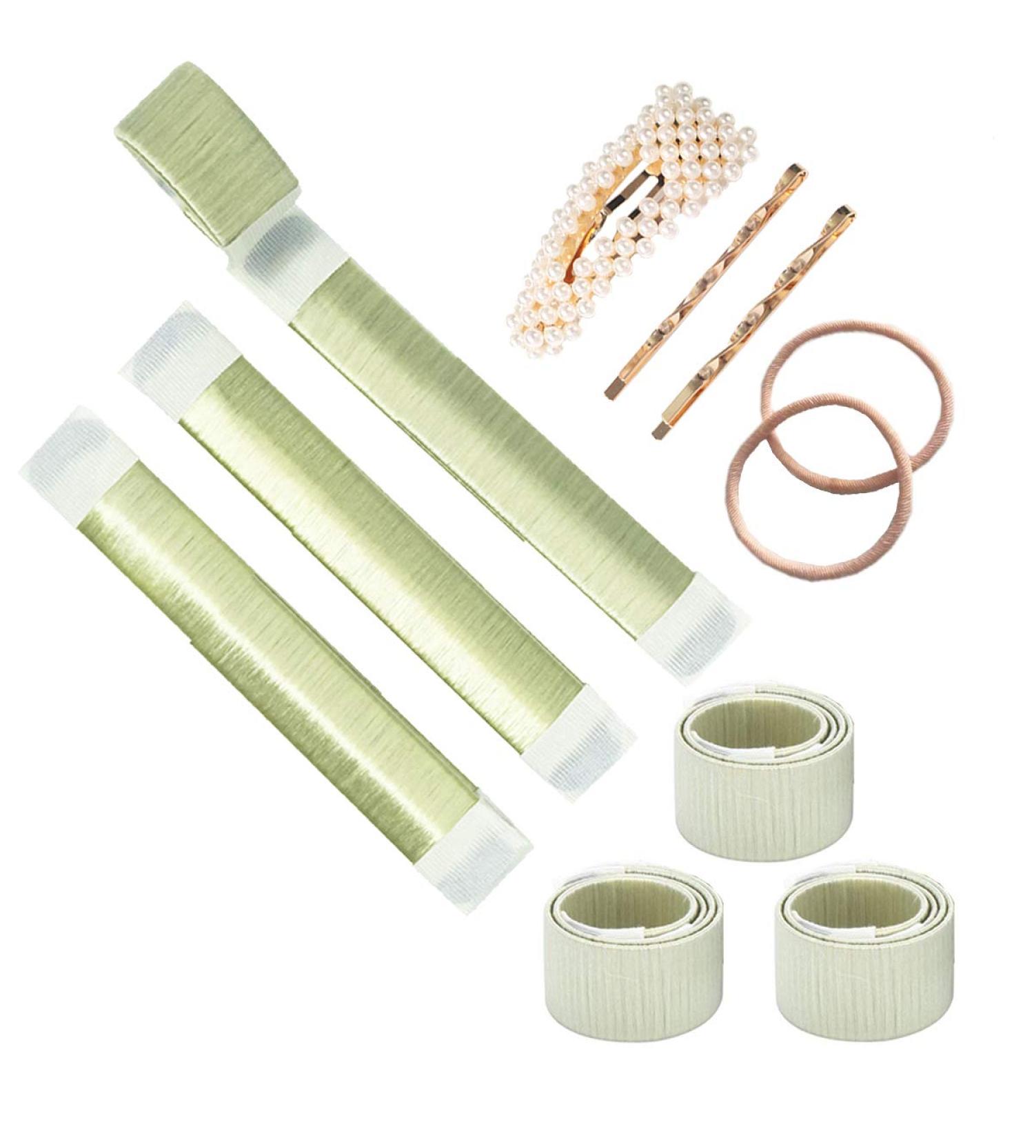 Buy Bofect Dutt Band Donut Maker for Kids - 3 Pack Foam Hair Bun & French Twist Styling Tools (Blond) - Perfect DIY Hairstyle Helper - Buy Online on GoSupps.com