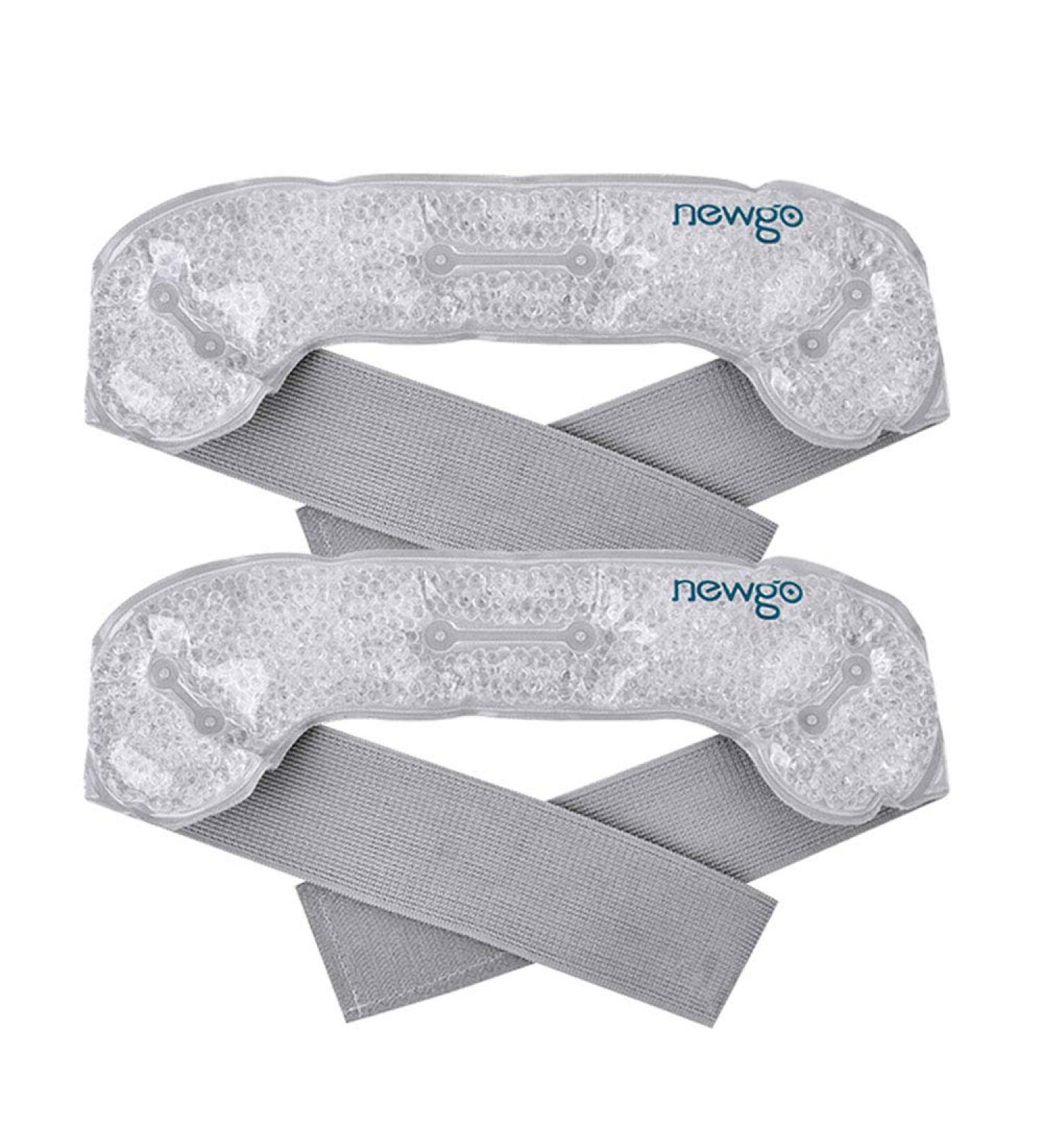 NEWGO Ice Pack Headband 2 Pack - Hot Cold Therapy for Migraine Headaches & Sinus Pain Relief - Buy Online on GoSupps.com