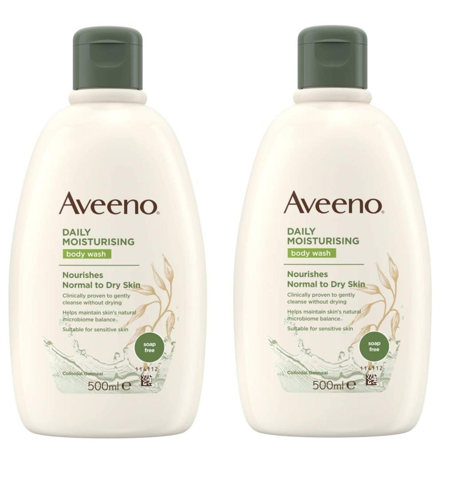 Aveeno Aveeno 2 PACK Body Wash 500ml Hydrating