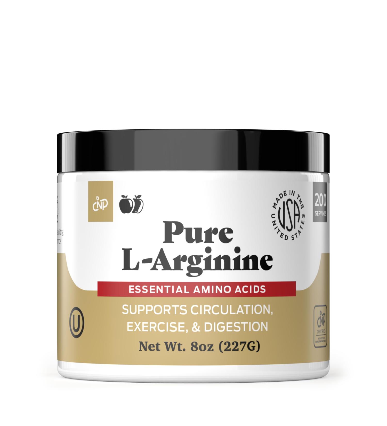Buy Pure Bulk L-Arginine Powder Supplement - 8oz (227g) - 60 Servings for Amino Acid & Nitric Oxide Boost | International Shipping - Buy Online on GoSupps.com