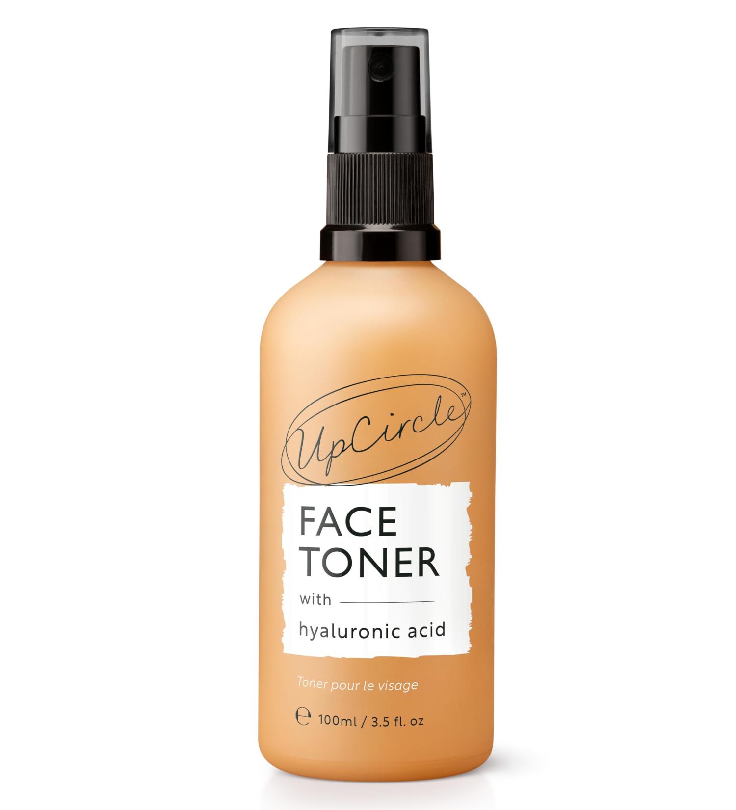 UpCircle Face Toner 100ml - Hyaluronic Acid + Salicylic Acid - Balancing, Plumping, and Soothing Formula - Vegan and Cruelty-Free - Buy Online on GoSupps.com