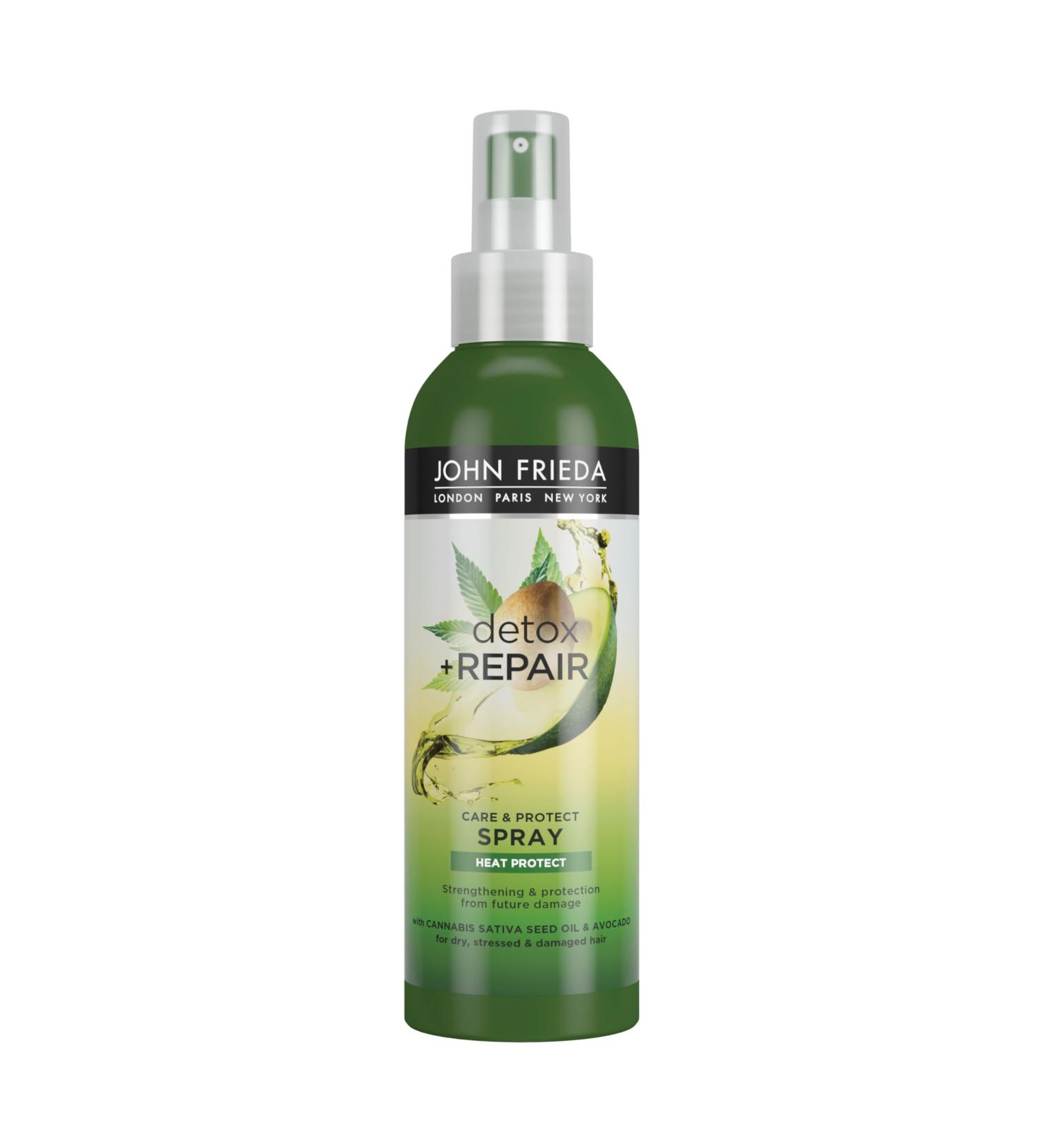 John Frieda Detox & Repair Care & Protect Heat Protection Spray 200 ml (Packaging may vary) - Buy Online on GoSupps.com