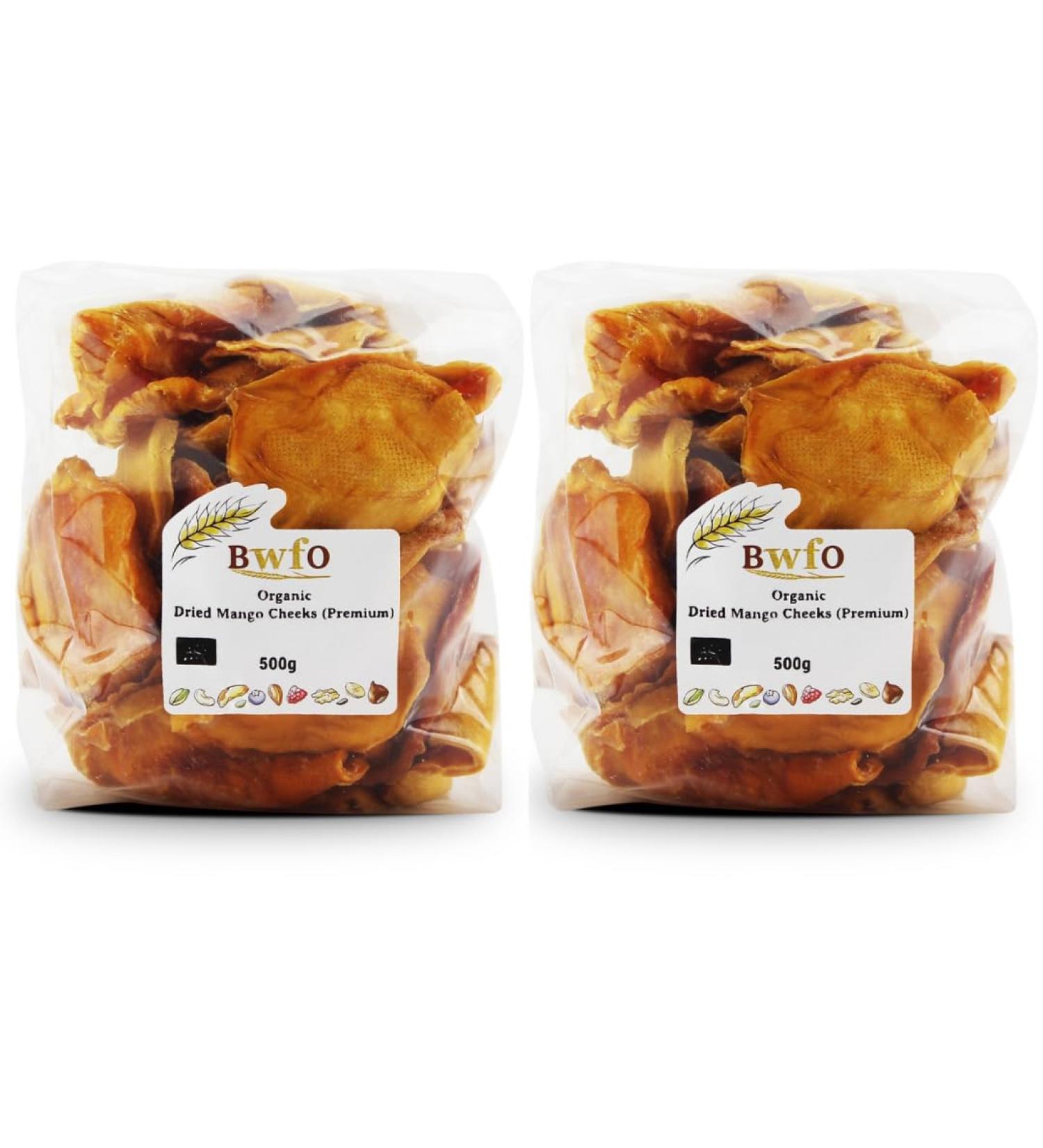Organic Dried Mango Cheeks (Premium) 1kg (BWFO)