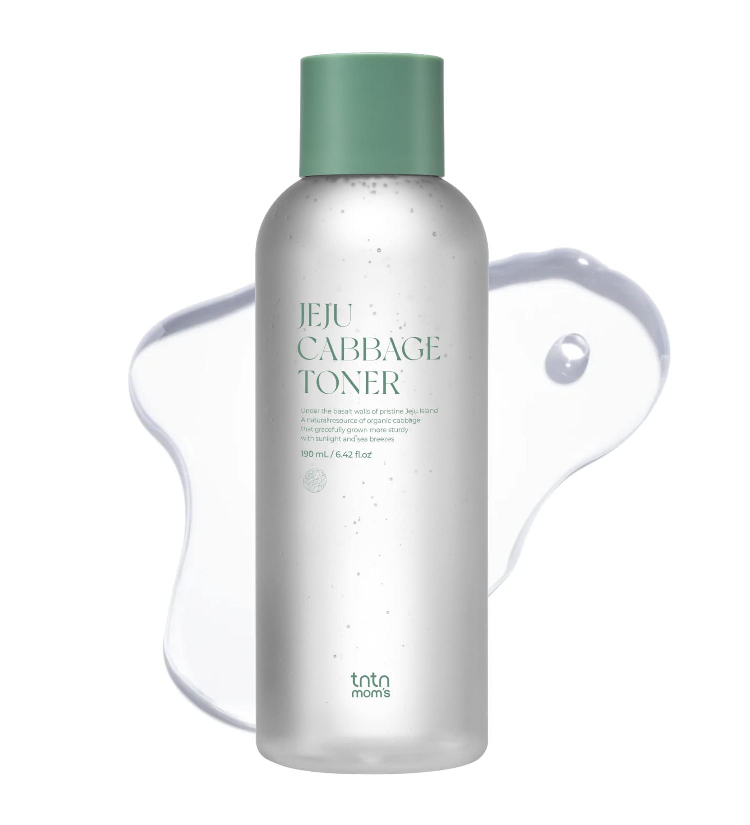 TNTN MOM'S Vegan Jeju Cabbage Toner Lotion | Anti-Aging Collagen Organic Fragrance-Free Soothing Skincare | Lightweight & Calming Care for All Skin Types - Buy Online on GoSupps.com