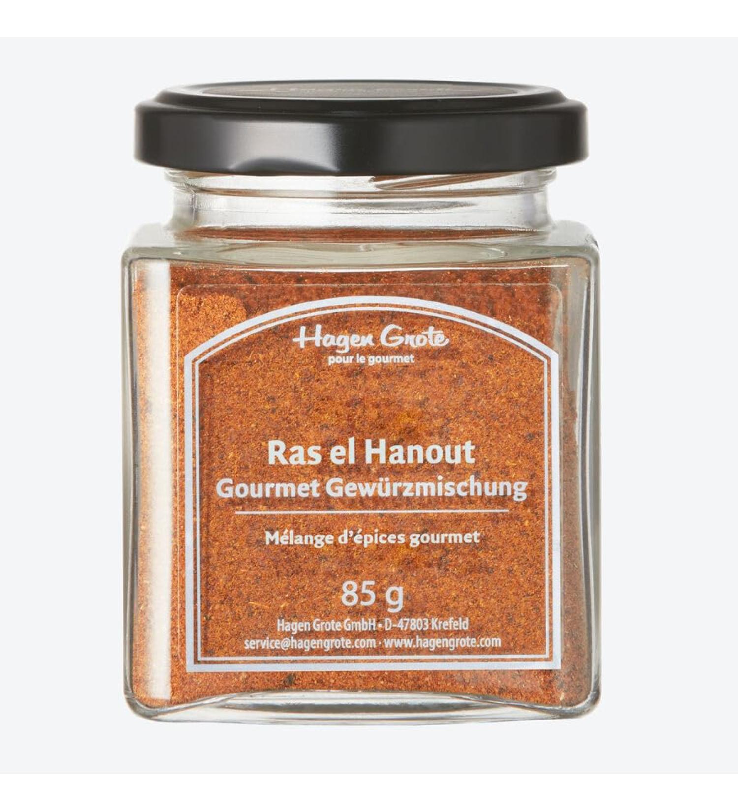 Gourmet spice mix Ras el Hanout: ingredients from the best production regions