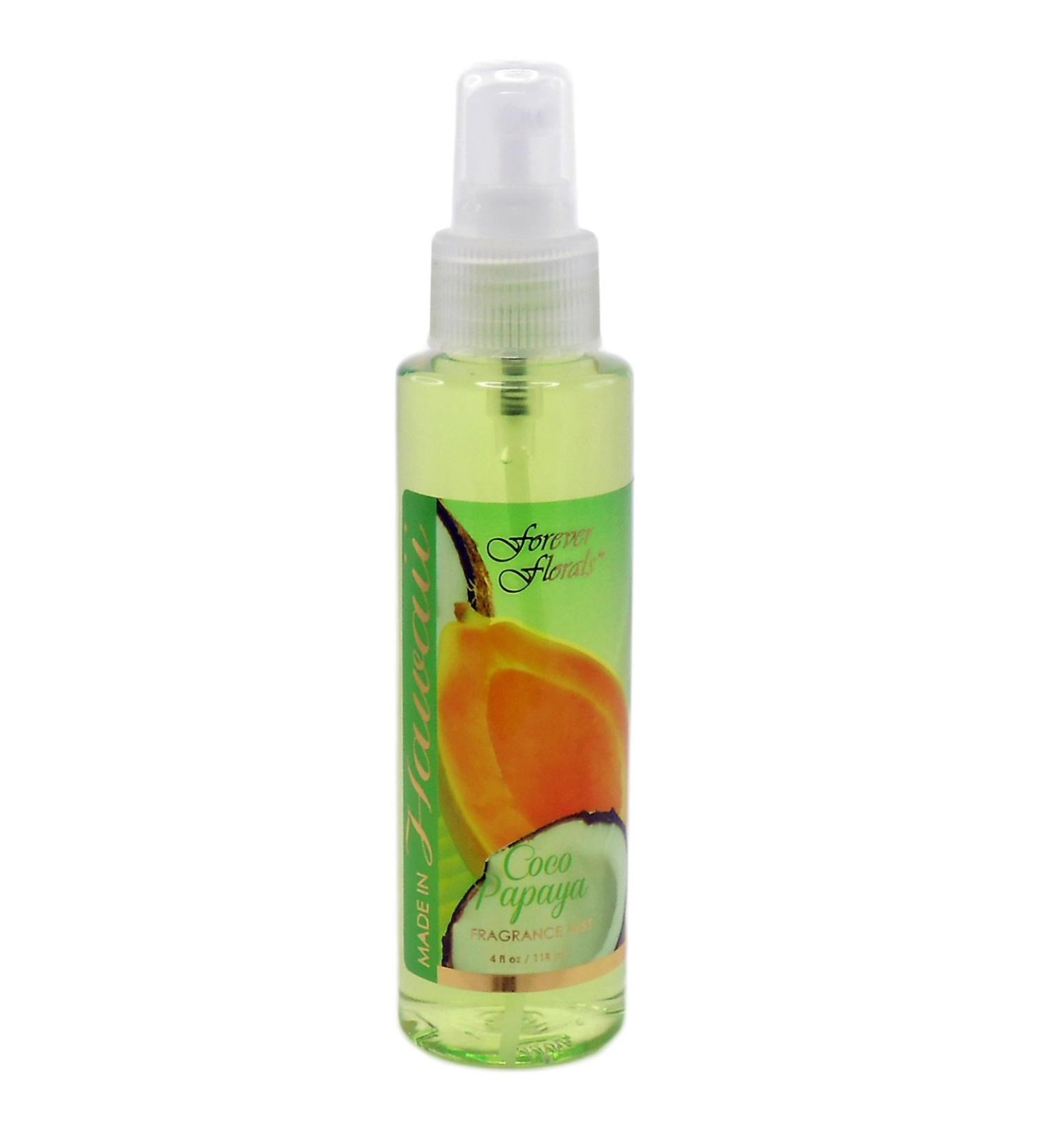 Forever Florals Hawaii Coconut Papaya Body Fragrance Mist Or Air Freshener 4 oz.