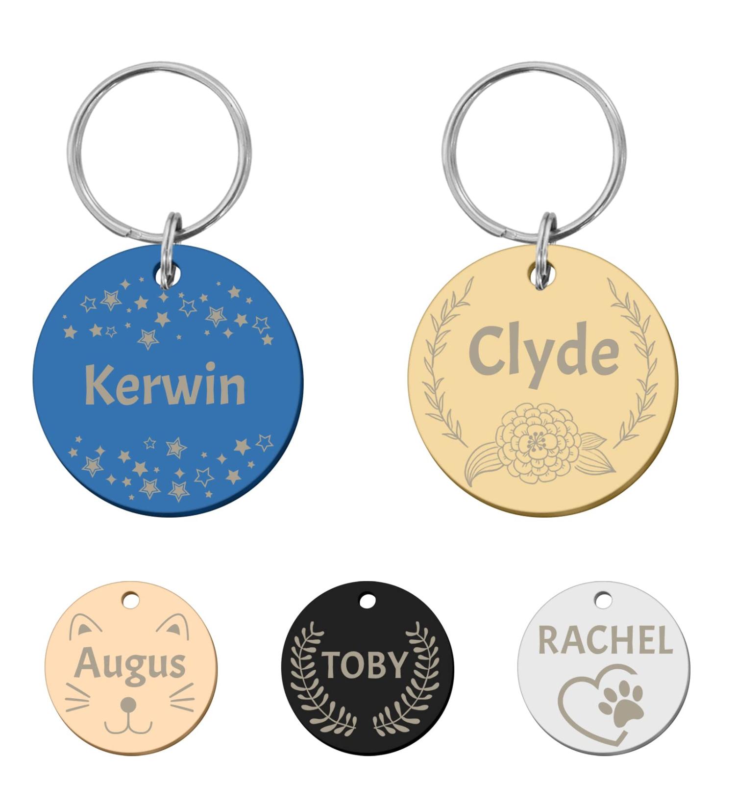 Personalized Stainless Steel Dog Tags - Custom Engraved for Dogs & Cats | Camal Dog Brand - Buy Online on GoSupps.com