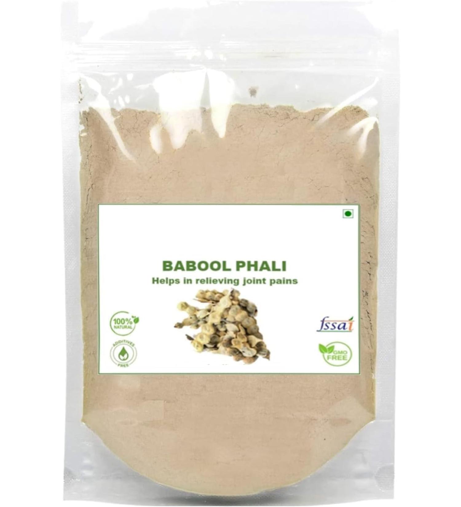 Babool Phali Powder (1000g/1kg) Babool Powder Phali Babul Phali Kikar Phali Acacia Arabica (Pack of 2) - Buy Online on GoSupps.com