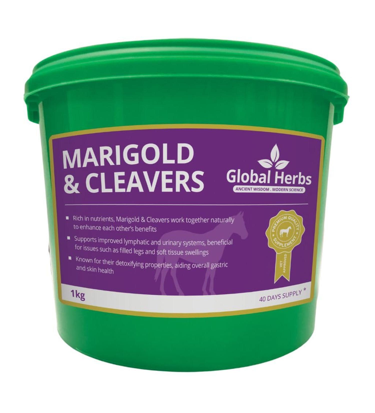 Global Herbs Marigold and Cleavers for horses 1kg