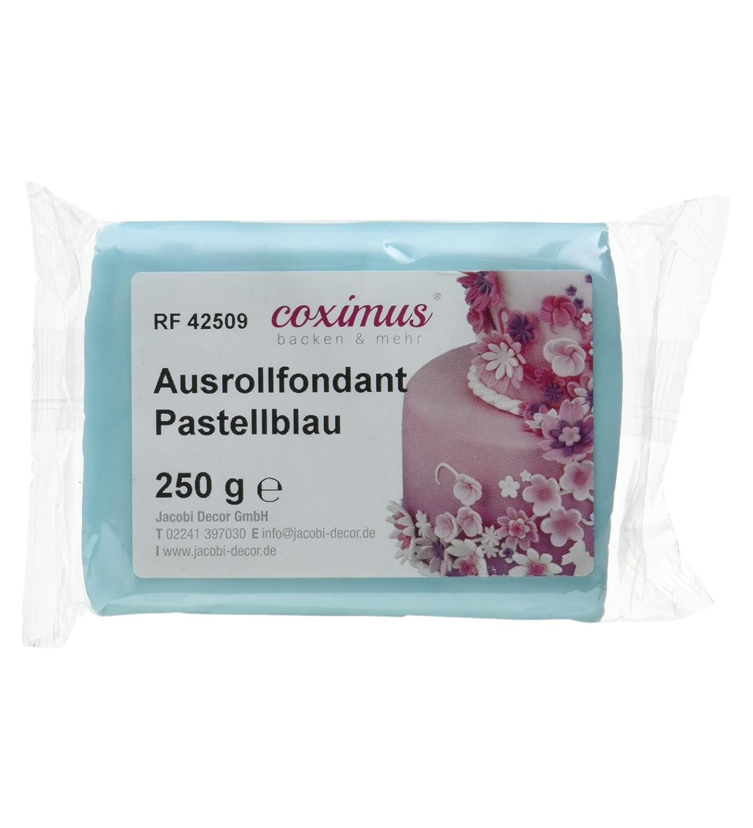 Buy Cake Company Pastel Blue Fondant | 4 x 250g | Ideal for Cakes Muffins & Pastries | Soft Flexible & Tearproof - Buy Online on GoSupps.com