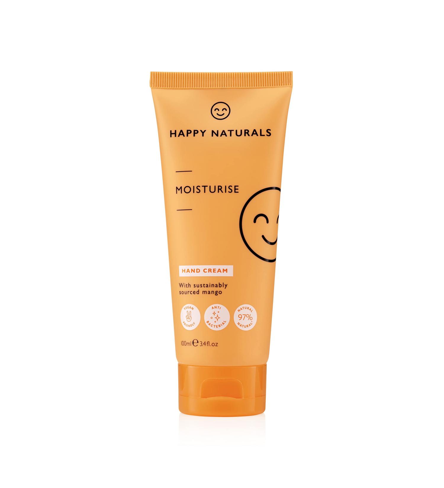Happy Naturals Moisturising Hand Cream 100ml | Hydrating Nourishing & Ideal for All Skin Types | International Shipping Available - Buy Online on GoSupps.com