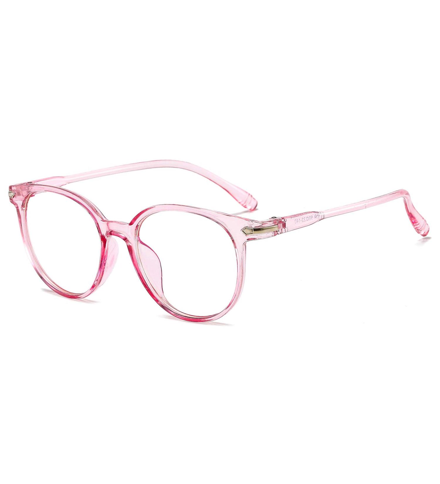 Suertree Blue Light Filter Myopia Glasses for Women - Stylish Pink -2.0 Mild Nearsightedness Glasses - Buy Online on GoSupps.com
