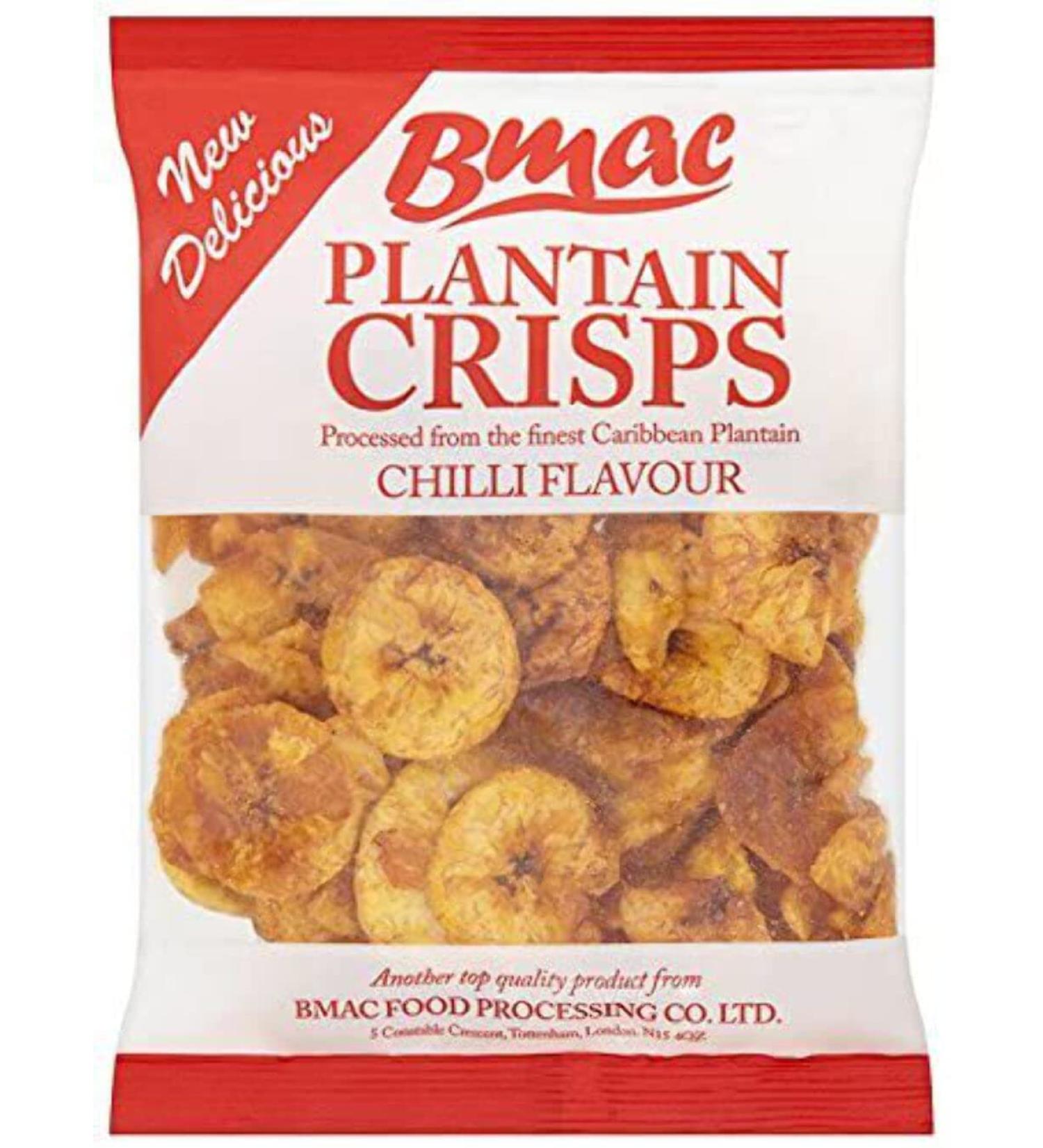 Bmac Plantain Chips Chilli 60g-Fd