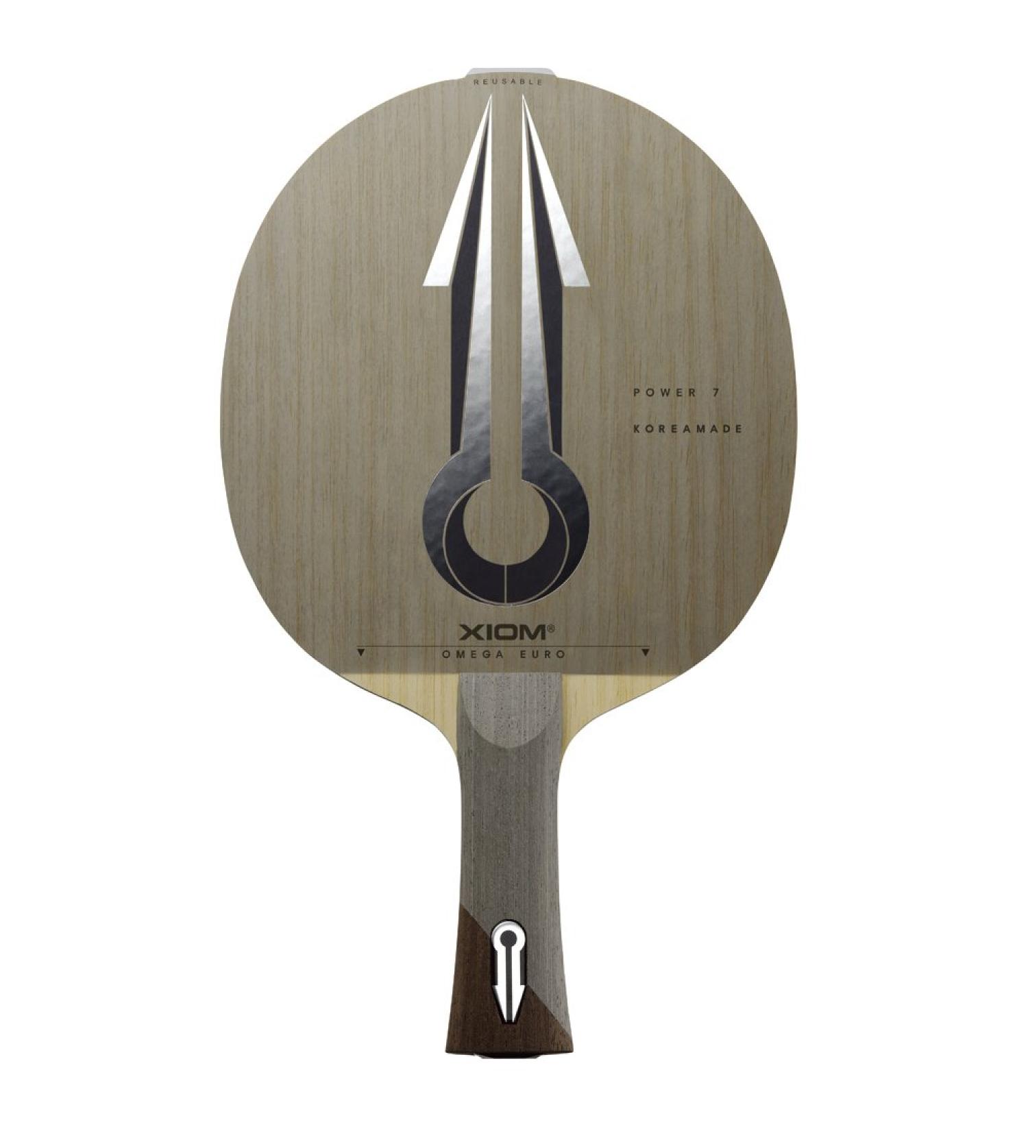 XIOM Omega Euro Table Tennis Blade, FL Handle