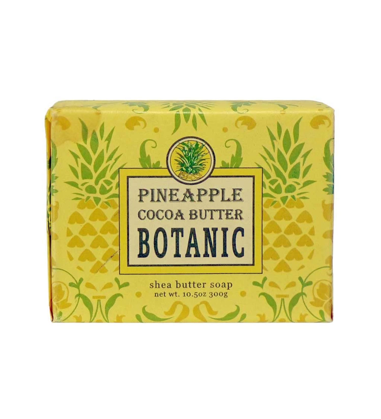 Greenwich Bay Trading Company Shea Butter Soaps with Essential Oils and Natural Extracts 10.5 ounce Block Soap Bar (Pineapple Cocoa Butter)