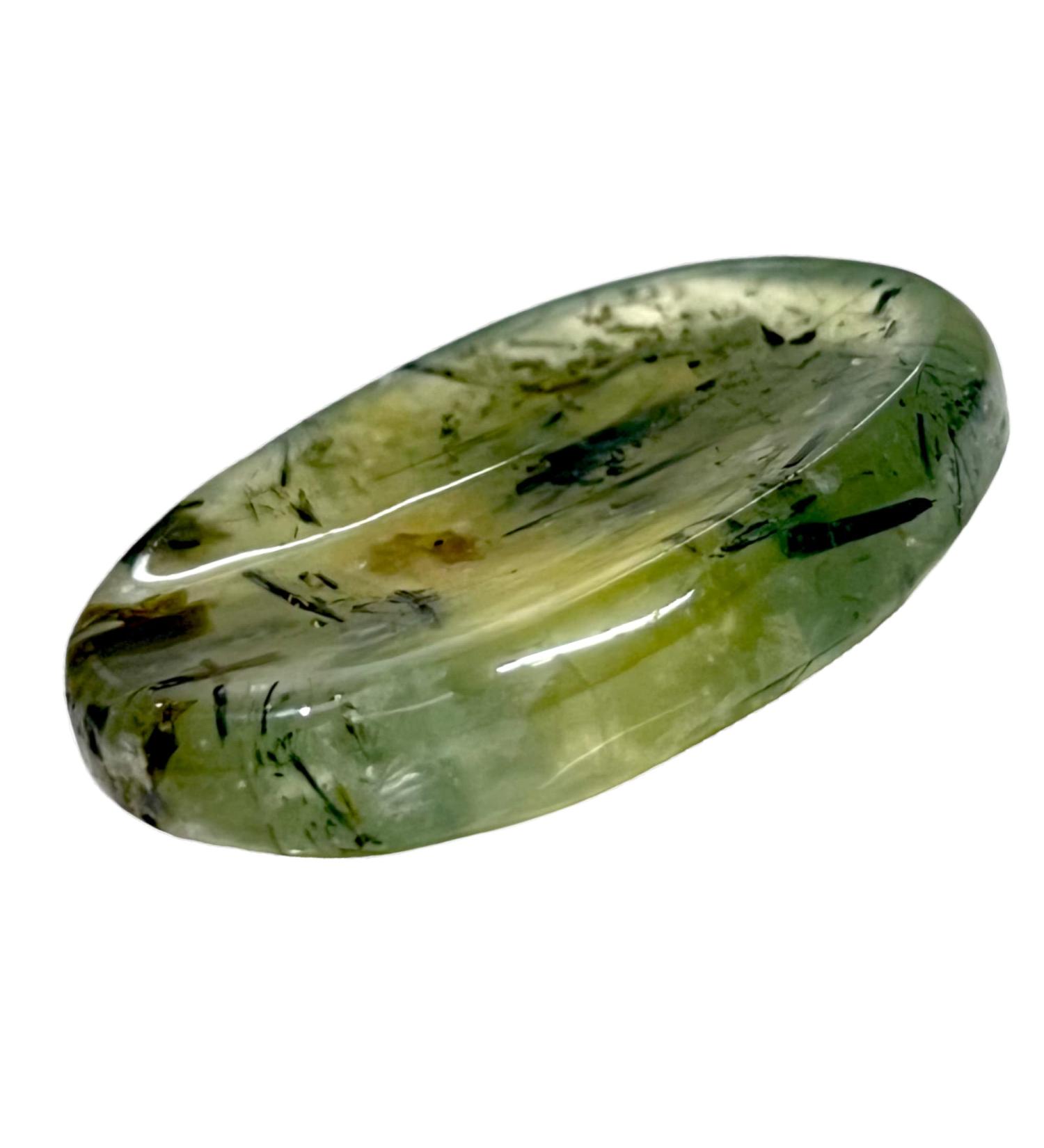 Opalite Crystal Worry Thumb Stone - Natural Healing for Stress Relief - Prehnite - Buy Online on GoSupps.com