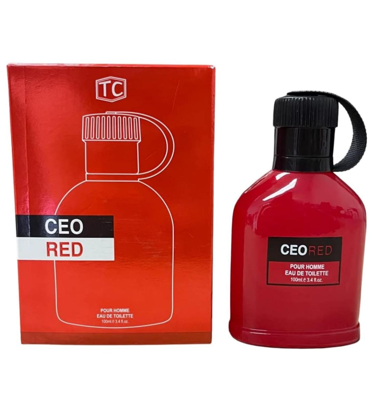 CEO RED Cologne for Men Eau De Toilette (Inspired by Hugoo Boss) 3.4oz/100ml Natural Spray Long Lasting - Buy Online on GoSupps.com